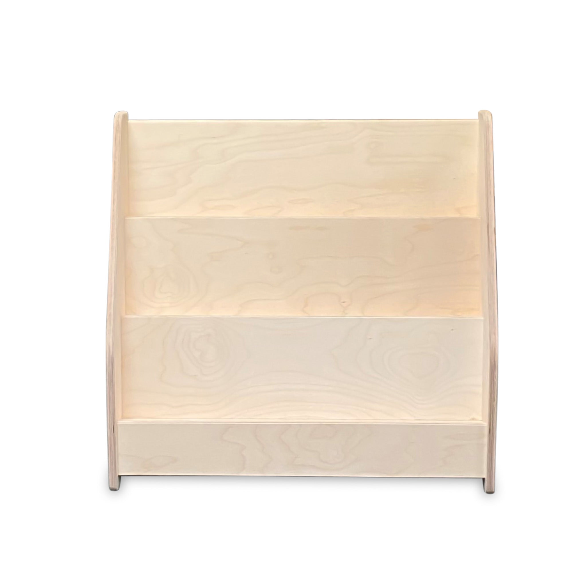 Montessori Bücherschrank Kinderzimmer | 3 Stufen - natur Bücherschrank toddie.de