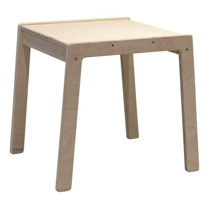 Hölzerne Kindertisch 1-4 Jahre - natur Kindertisch toddie.de