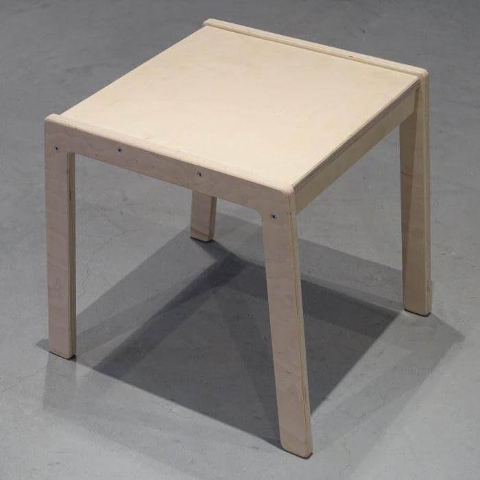 Hölzerne Möbelset 1-4 Jahre | Tisch + 2 Stühle - natur Möbelset toddie.de