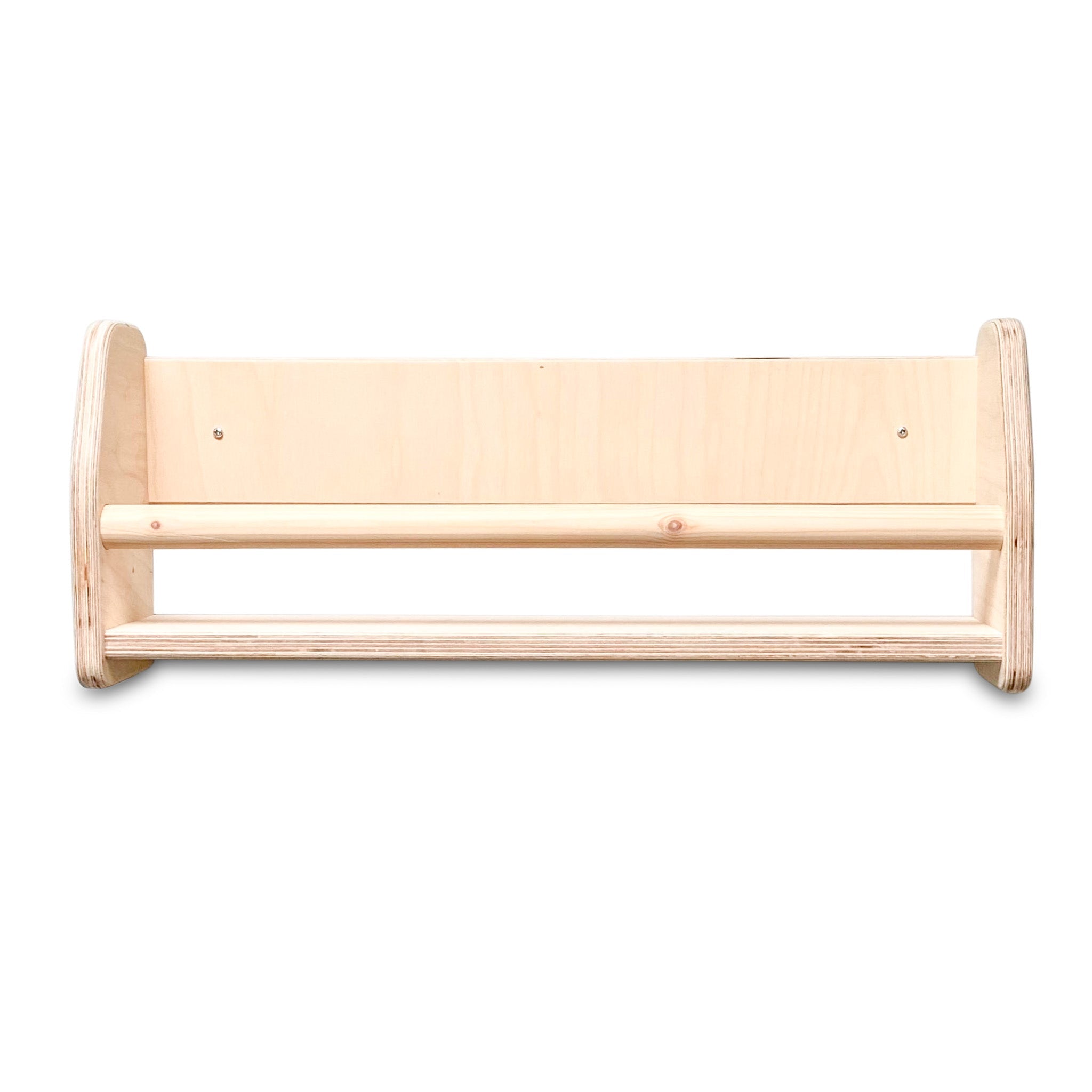 Montessori Bücherregal Kinderzimmer | 1 Regal - natur Wandregal toddie.de