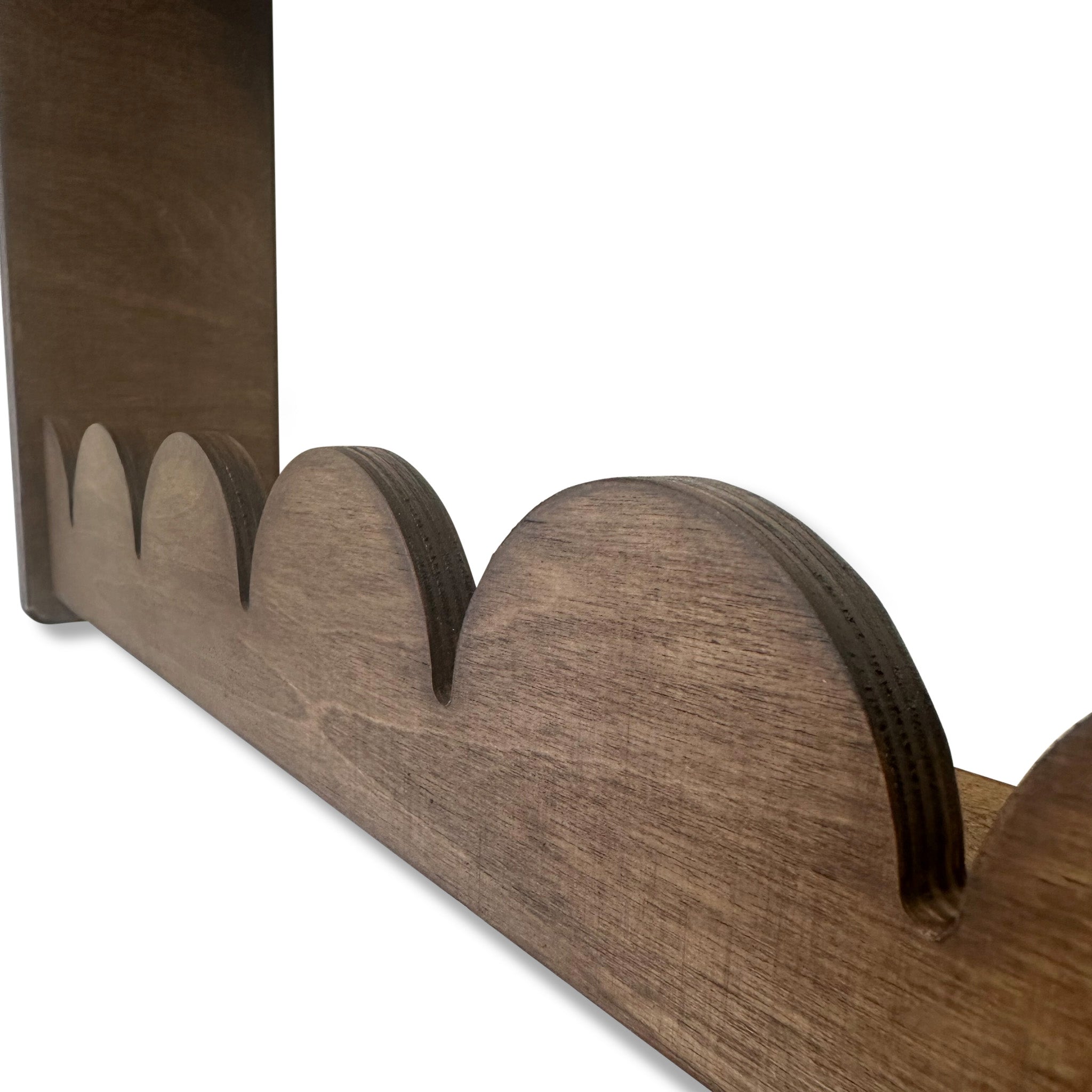 Bubble Montessori Bücherregal Kinderzimmer | 3 Regale - Wengé gebeizt Wandregal toddie.de ®