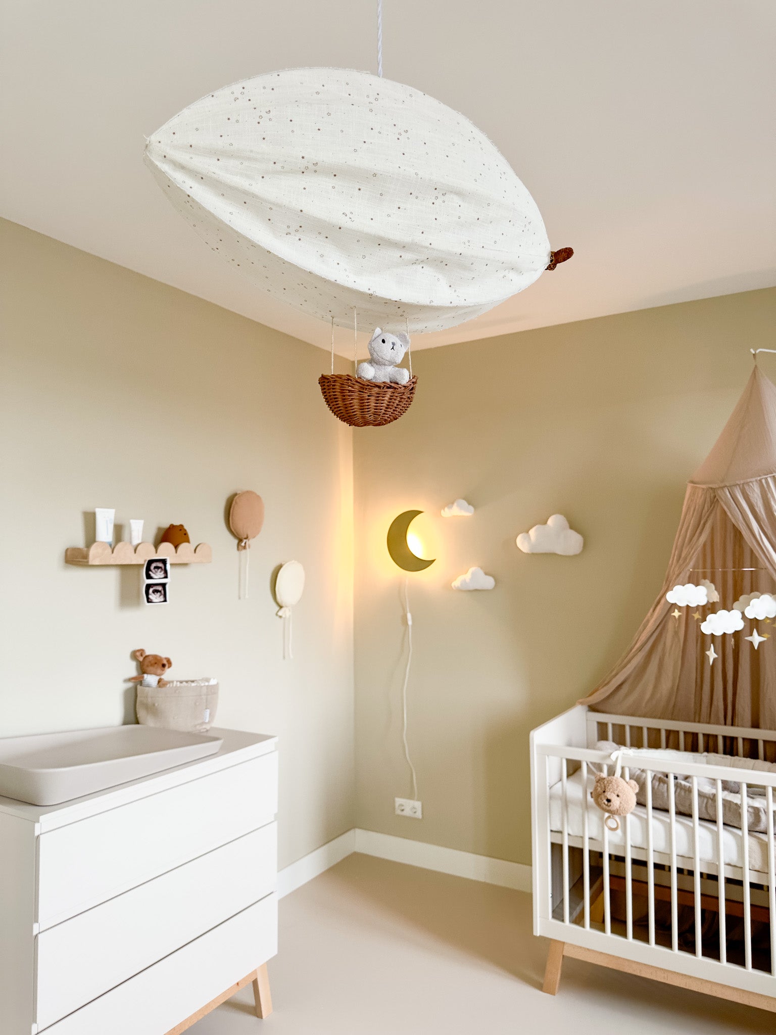 Bubble Montessori Bücherregal Kinderzimmer | 1 Regal - natur Bücherregal toddie.de ®