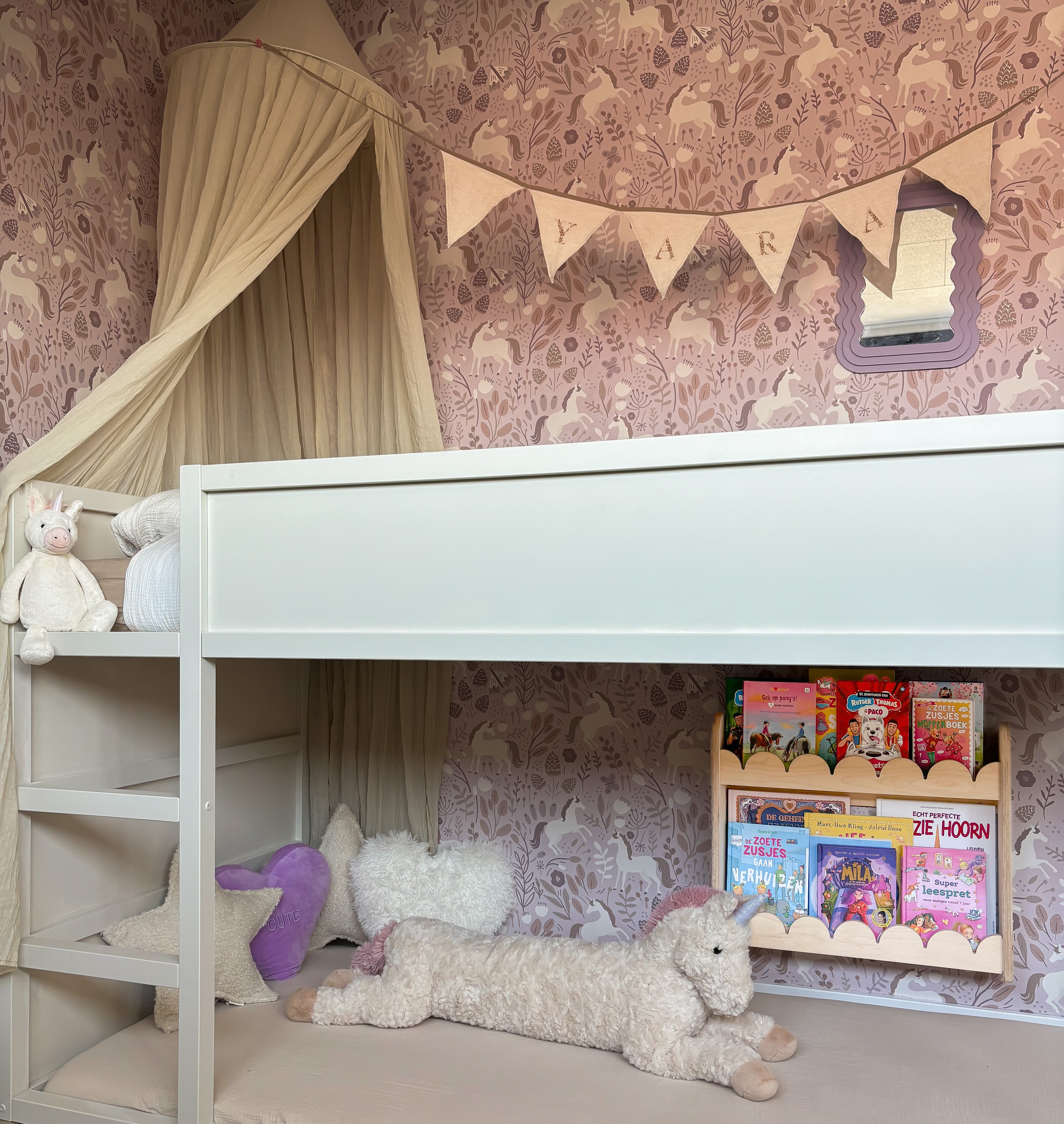 Bubble Montessori Bücherregal Kinderzimmer | 2 Regale - natur Bücherregal toddie.de ®