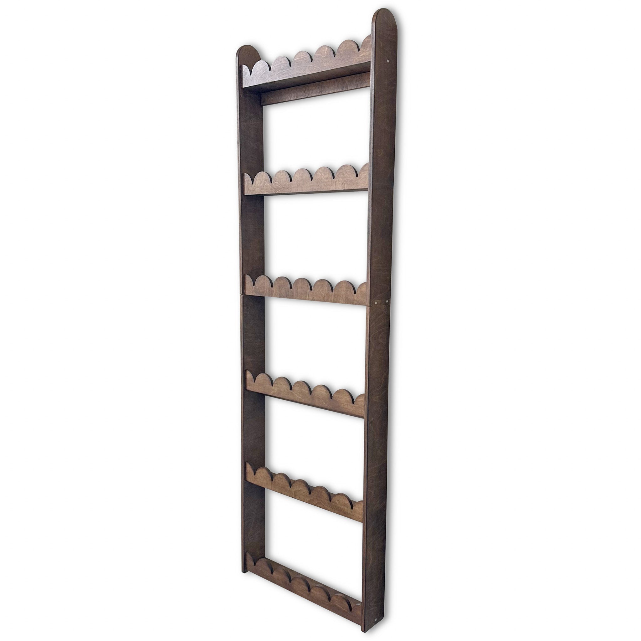 Bubble Montessori Bücherregal Kinderzimmer | 6 Regale - wenge gebeizt Wandregal toddie.de ®