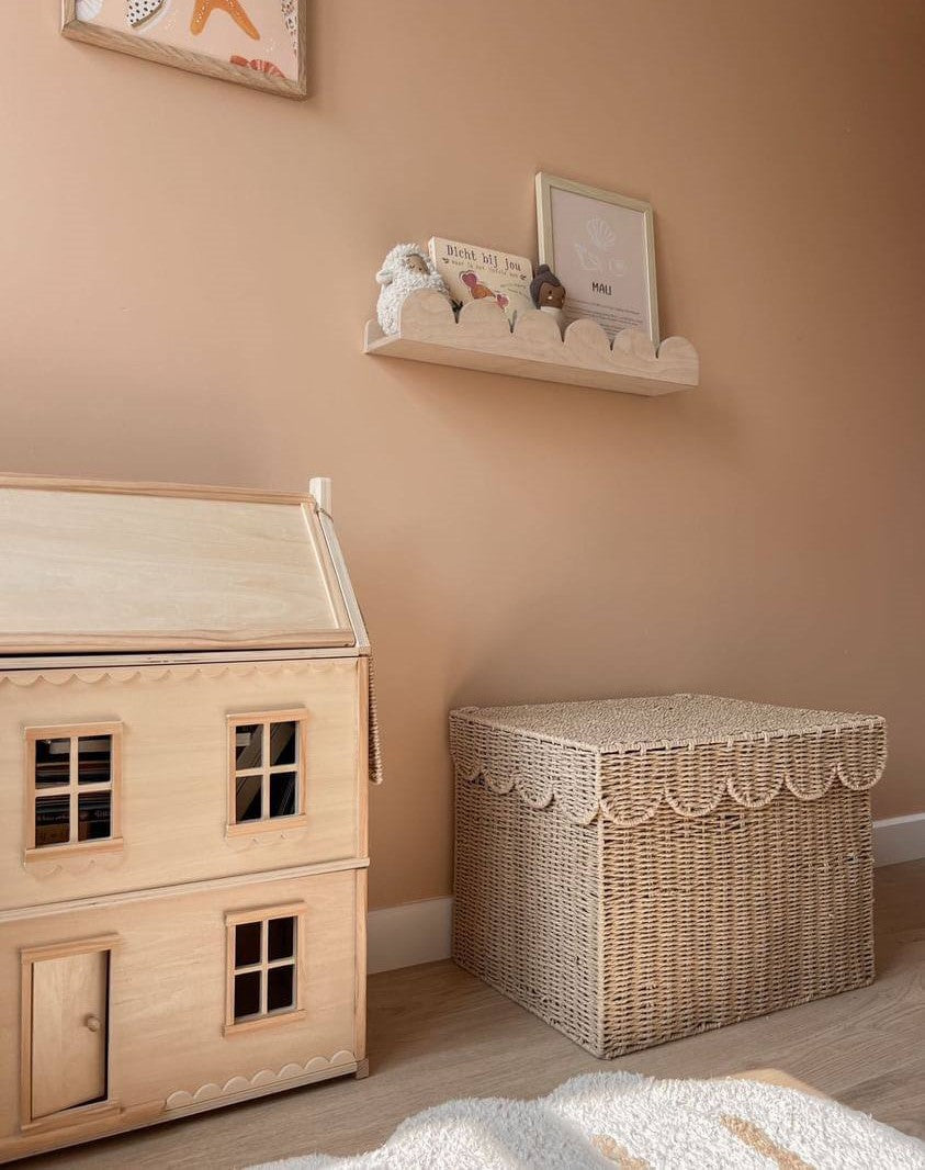 Bubble Montessori Bücherregal Kinderzimmer | 1 Regal - natur Bücherregal toddie.de ®