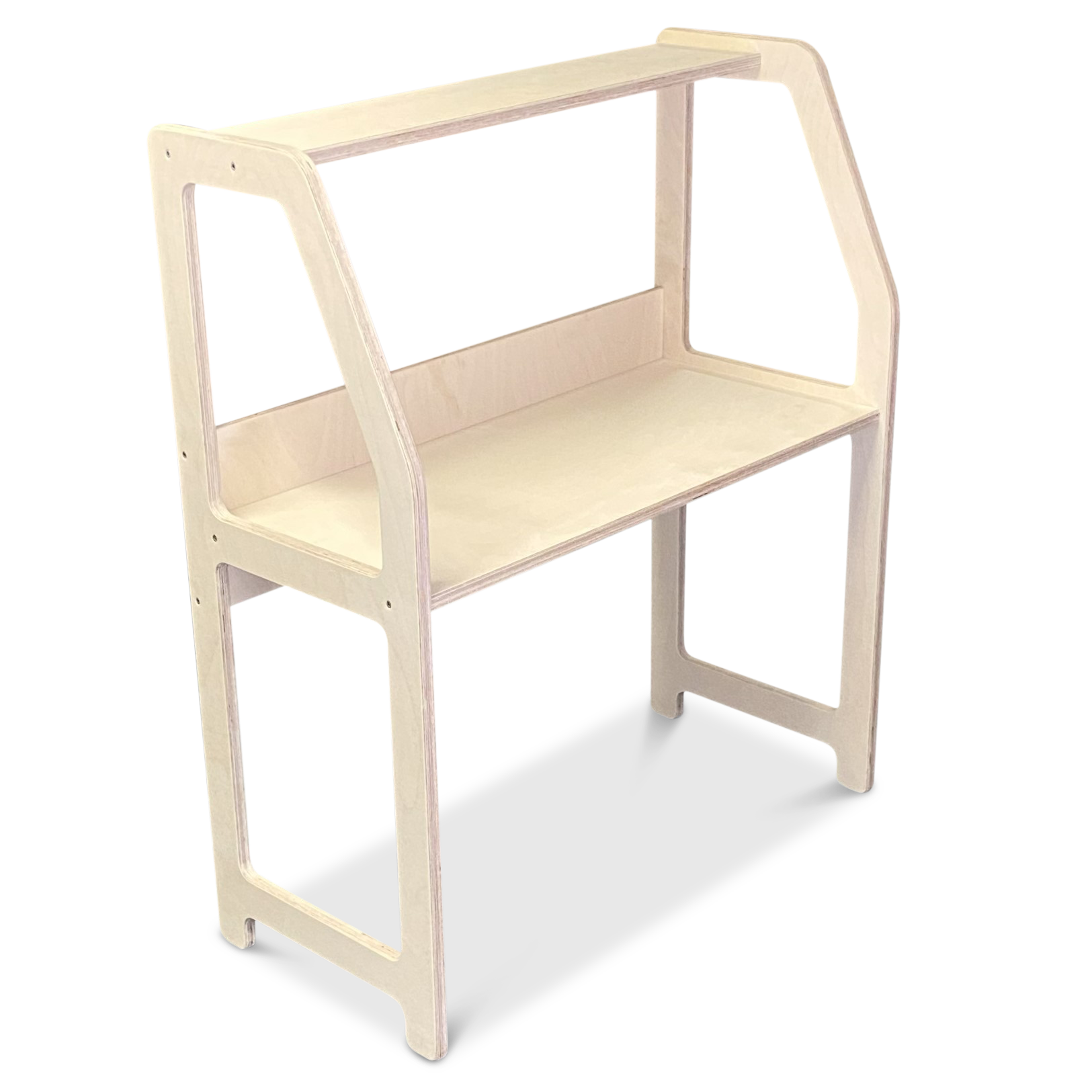 Montessori Holzschreibtisch Kinderzimmer 2-7 Jahre - natur Schreibtisch toddie.de ®