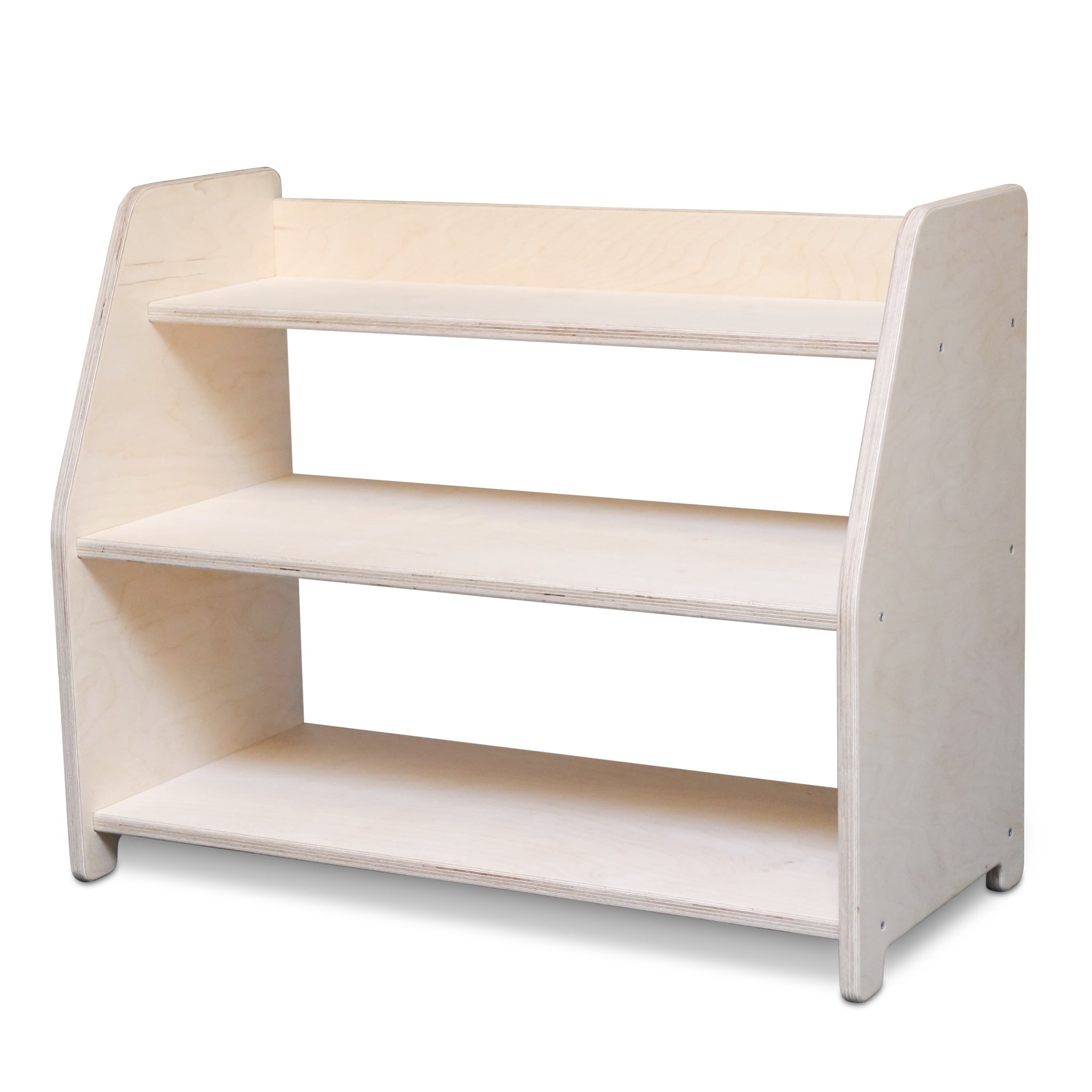 Montessori Spielmöbel | Kinder-Aufbewahrungsmöbel 3 Regale - natur Aufbewahrung toddie.de