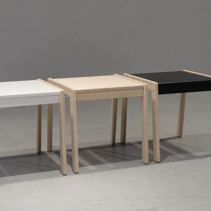 Hölzerne Kindertisch 1-4 Jahre - weiß Kindertisch toddie.de