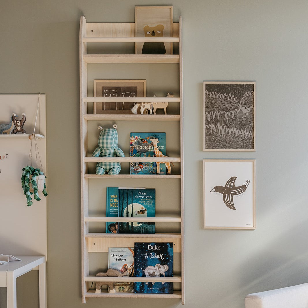 Montessori Bücherregal für das Kinderzimmer