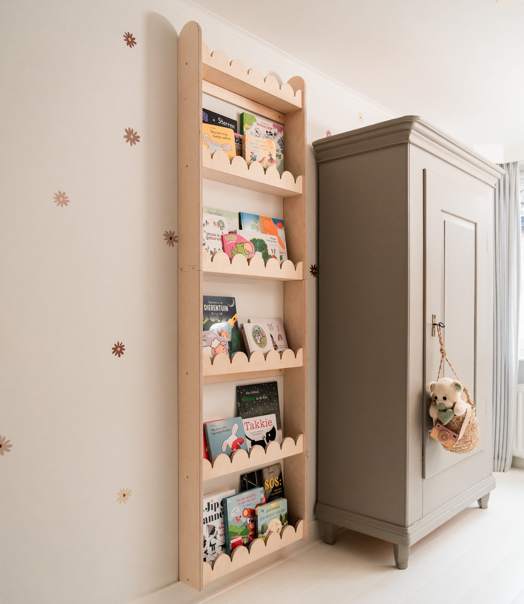 Bubble Montessori Bücherregal Kinderzimmer | 6 Regale - natur toddie.de ®