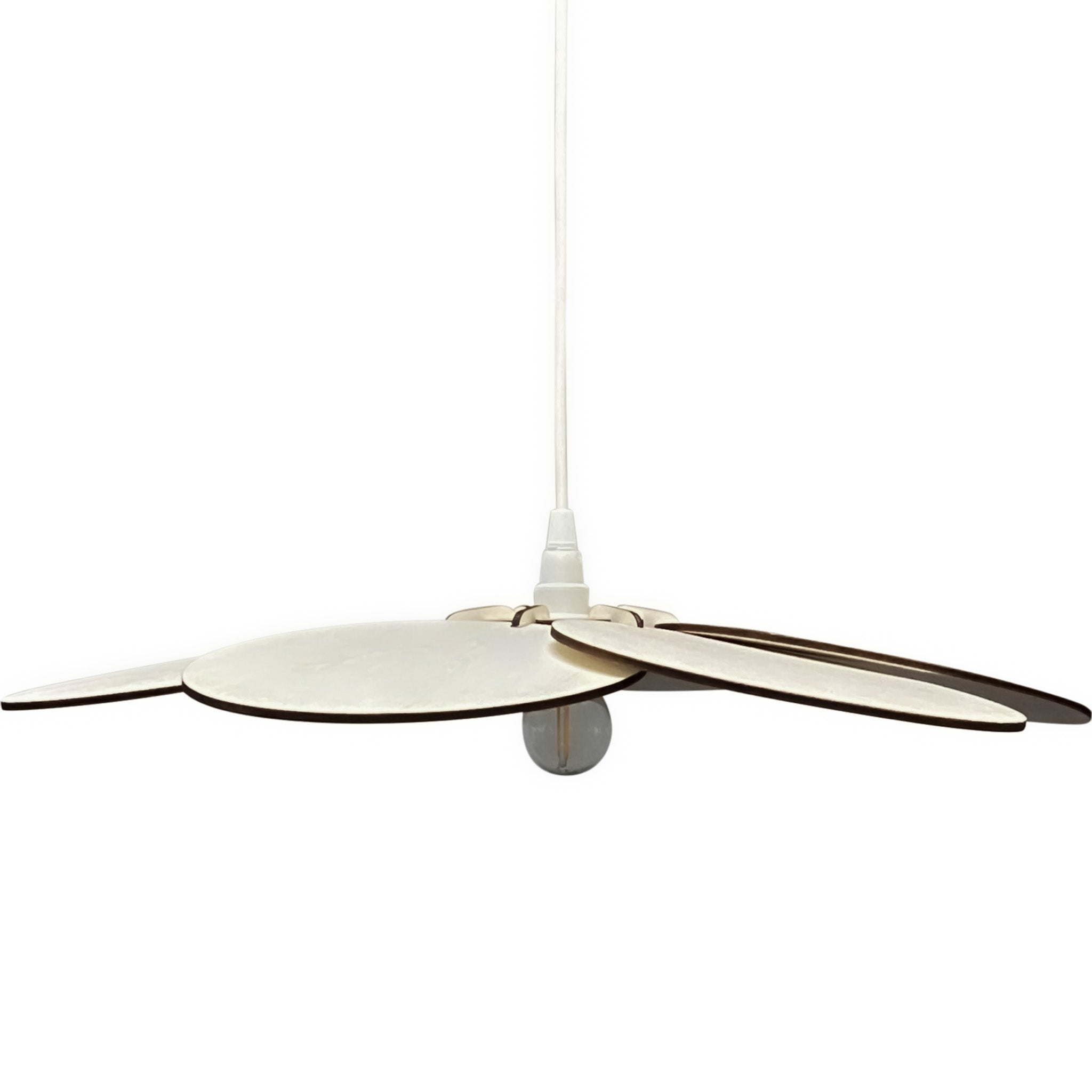 Hölzerne Pendelleuchte Kinderzimmer | Blume - natur Pendelleuchte toddie.de ®