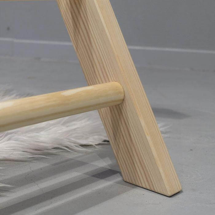 Hölzernes Klettergerüst | Faltbare Pikler Dreieck - natur Kletterdreieck toddie.de