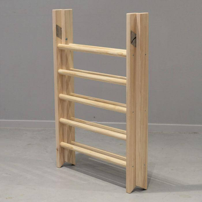 Hölzernes Klettergerüst | Faltbare Pikler Dreieck - natur Kletterdreieck toddie.de