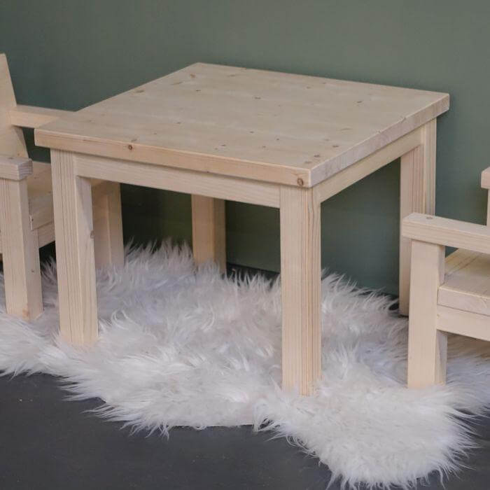 Hölzerne Kindertisch 1-4 Jahre | Kiddo - natur Kindertisch toddie.de