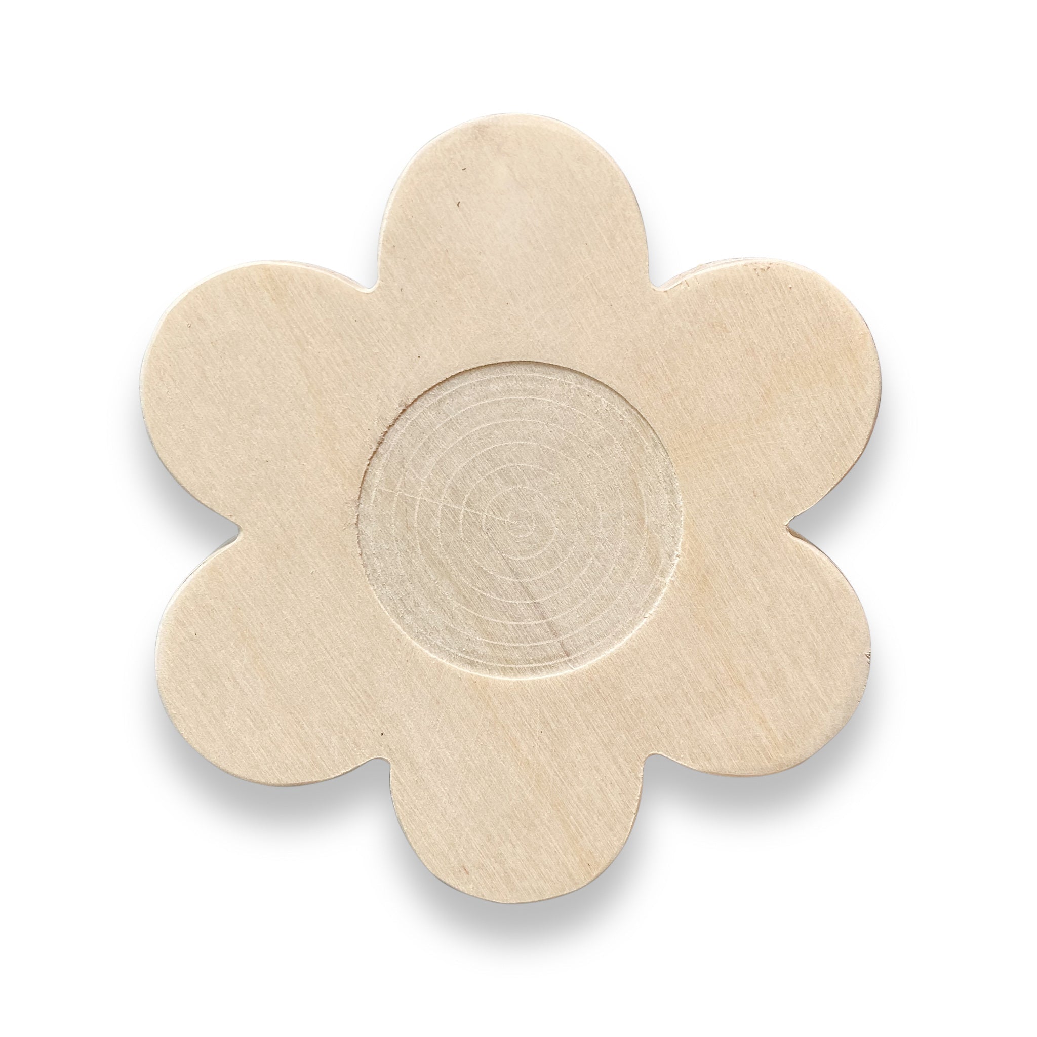 Hölzerne Wandhaken Kinderzimmer | Mond und Blume - natur Wandhaken toddie.de