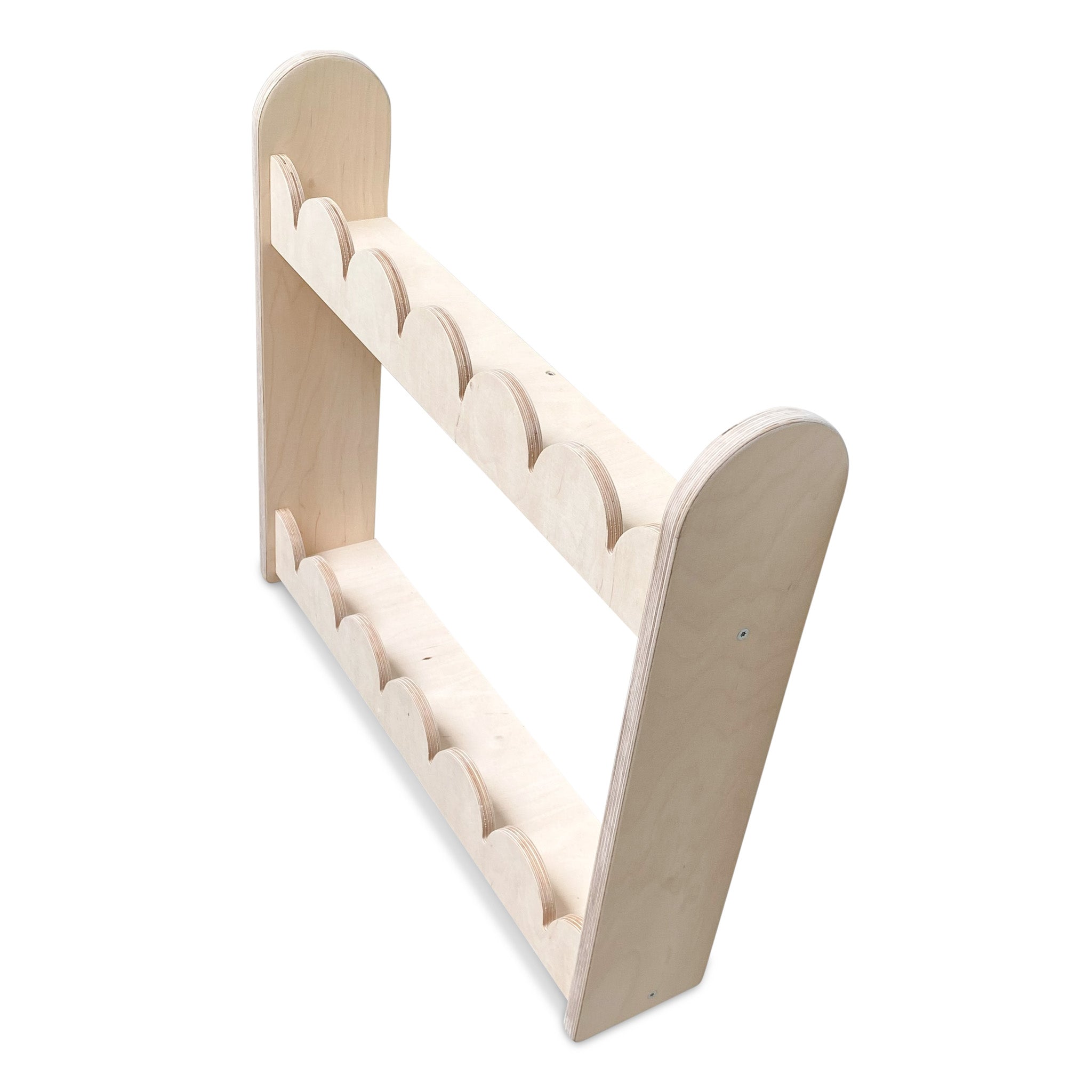 Bubble Montessori Bücherregal Kinderzimmer | 2 Regale - natur Bücherregal toddie.de ®