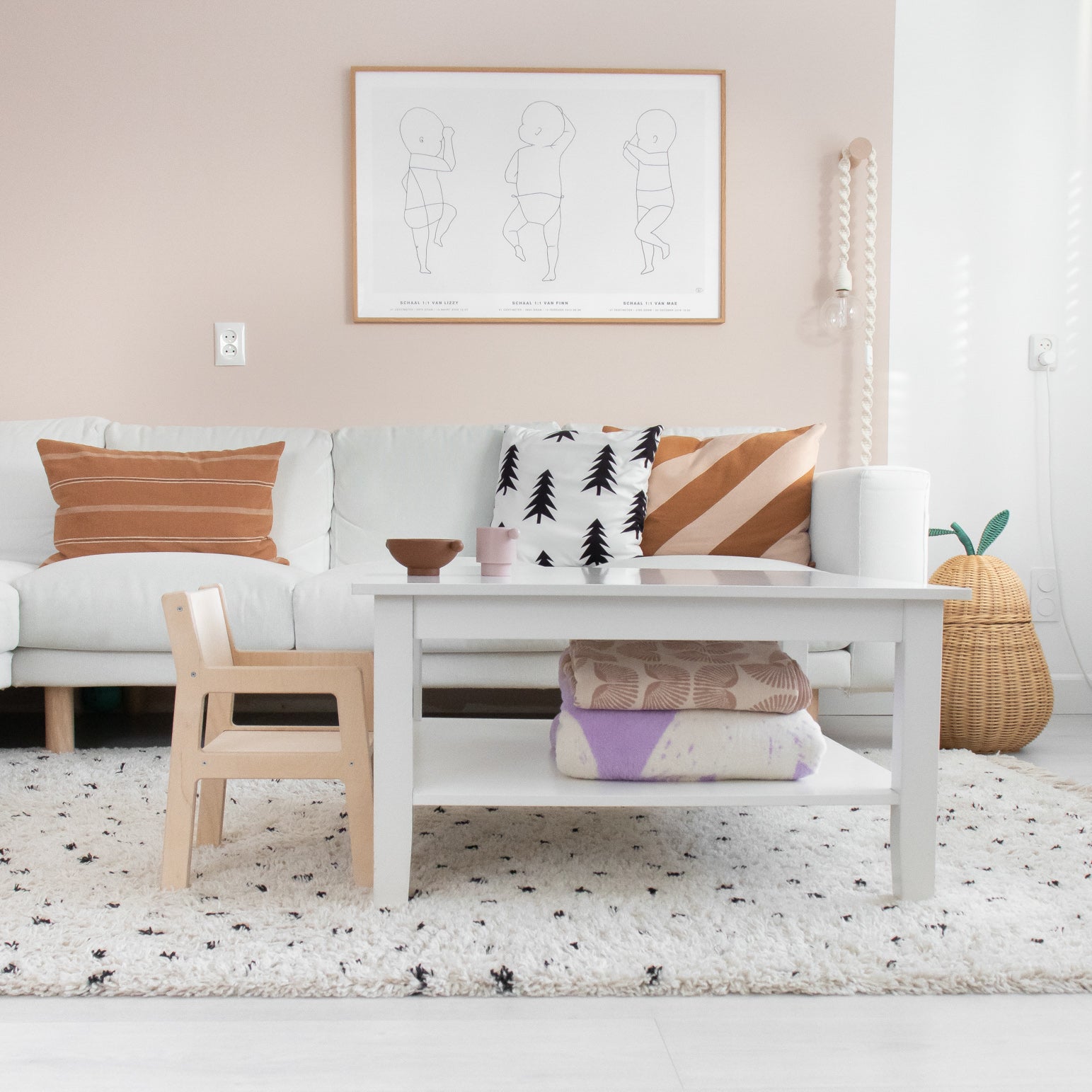 Hölzerner Kinderstuhl 1-4 Jahre - natur Kinderstuhl toddie.de