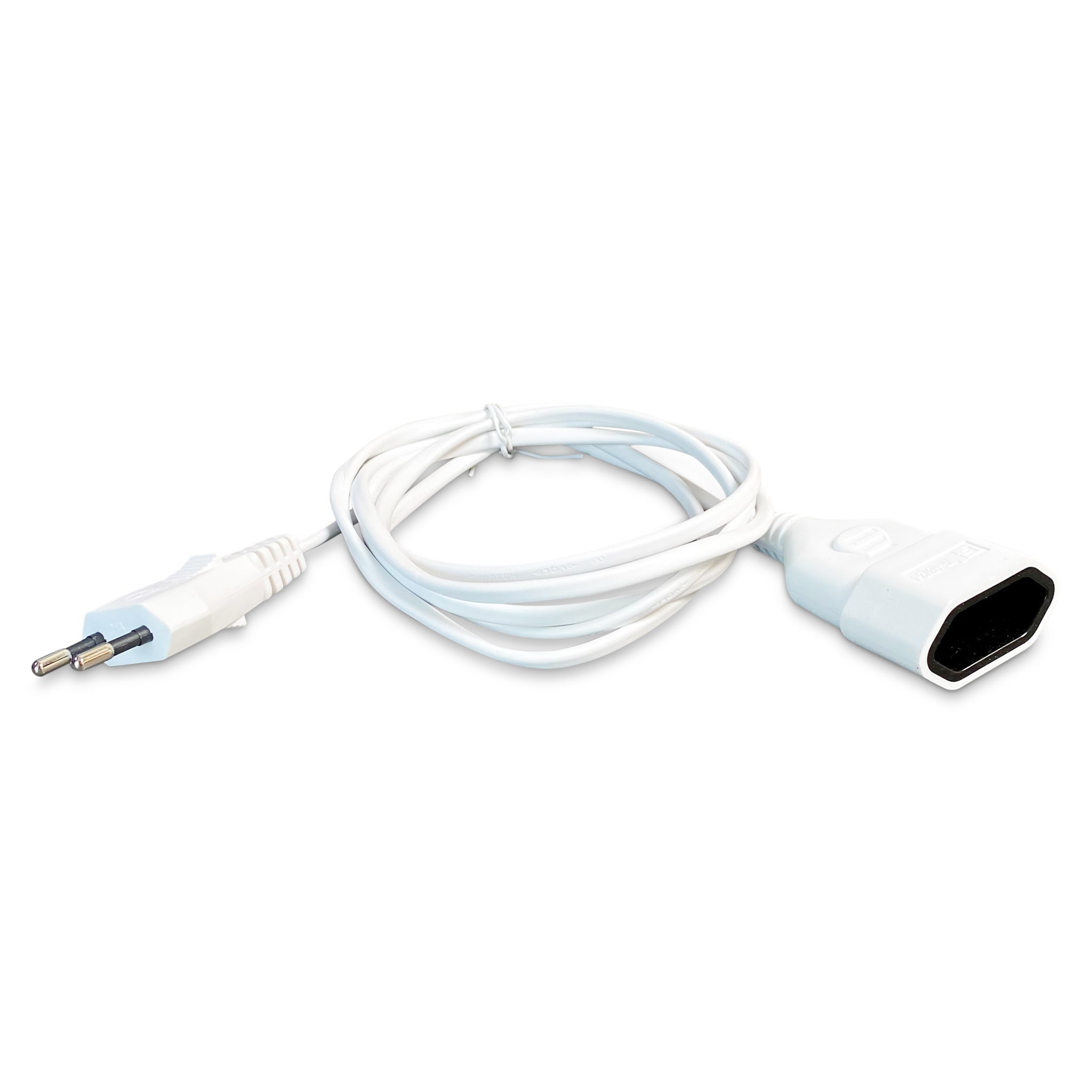 Verlängerungsschnur für Leuchten | Verlängerungskabel 2 Meter - weiß Verlängerungskabel toddie.de