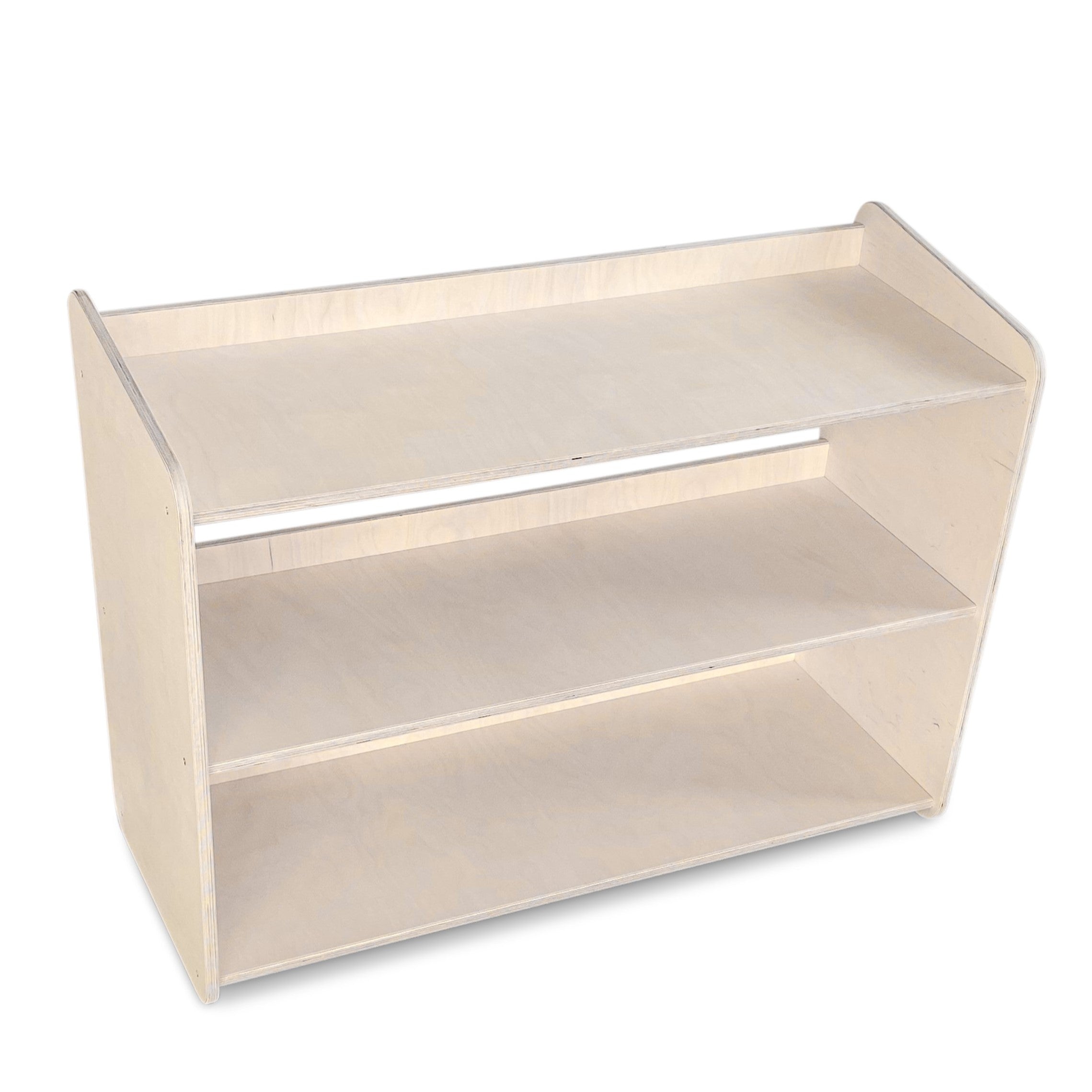 Jollie Montessori Spielzeugschrank | Bücherregal 3 regale - natur Spielzeugschrank toddie.de ®