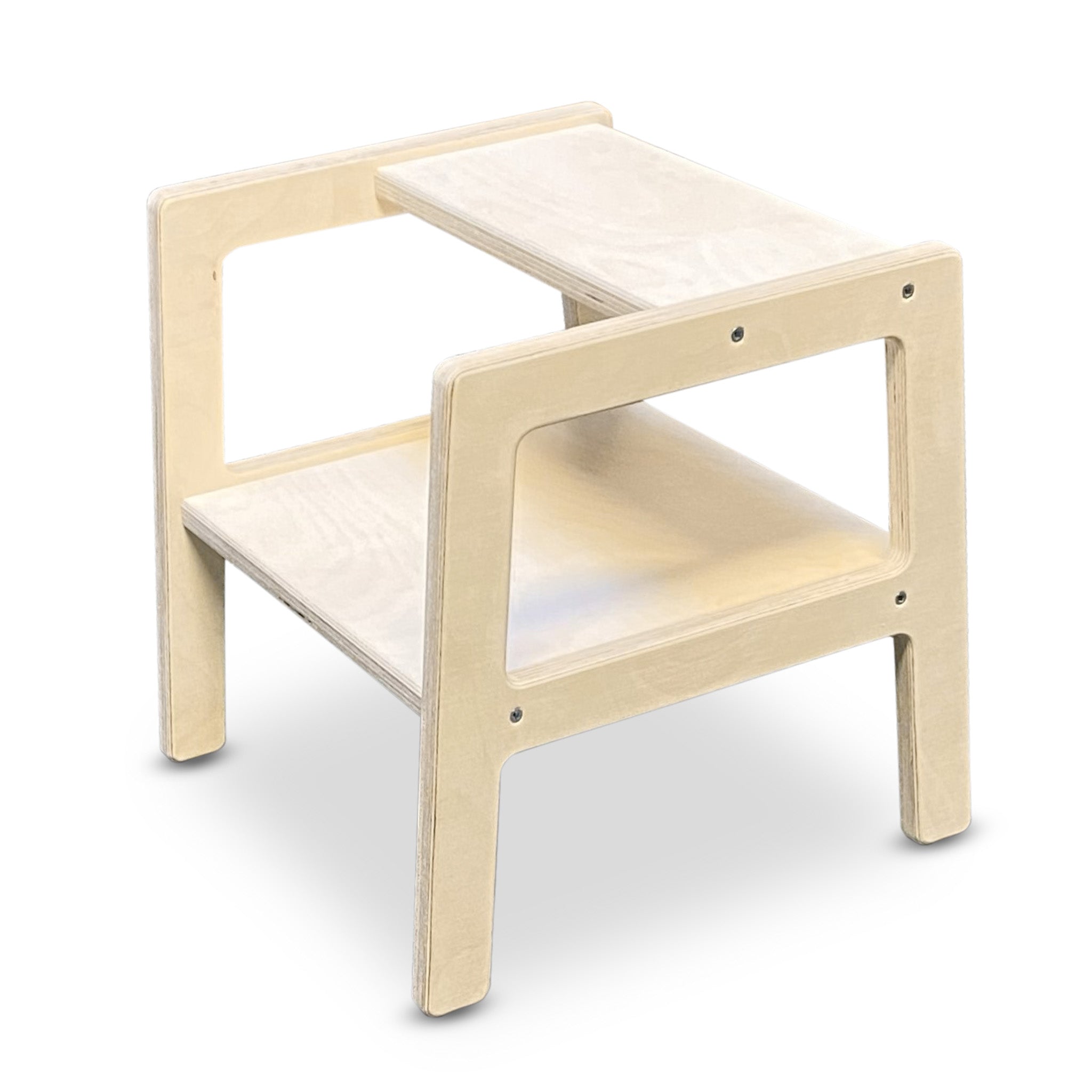 Montessori Lernturm | Holztritt, Hocker - natur Lernturm toddie.de ®