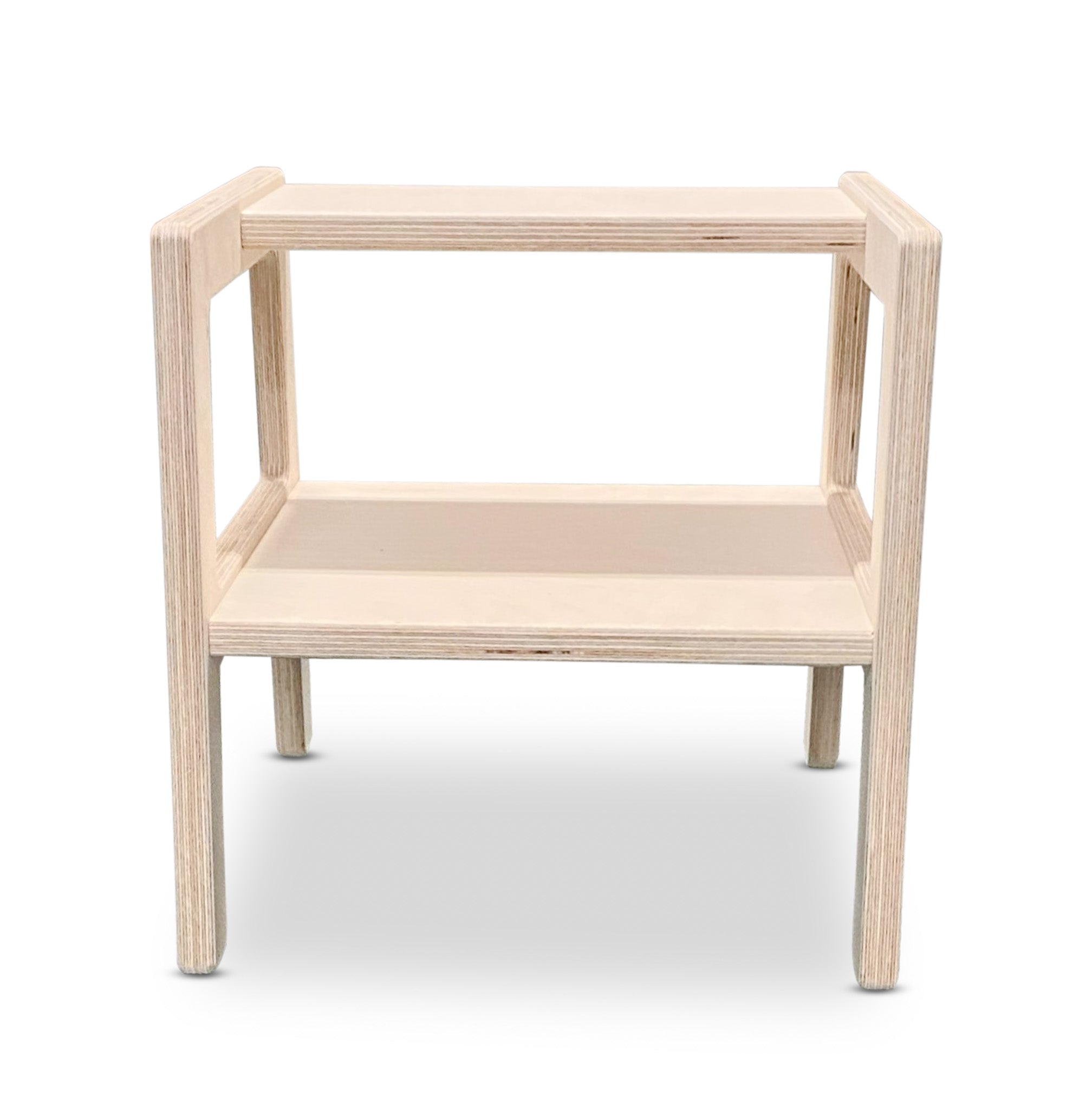 Montessori Lernturm | Holztritt, Hocker - natur Lernturm toddie.de ®