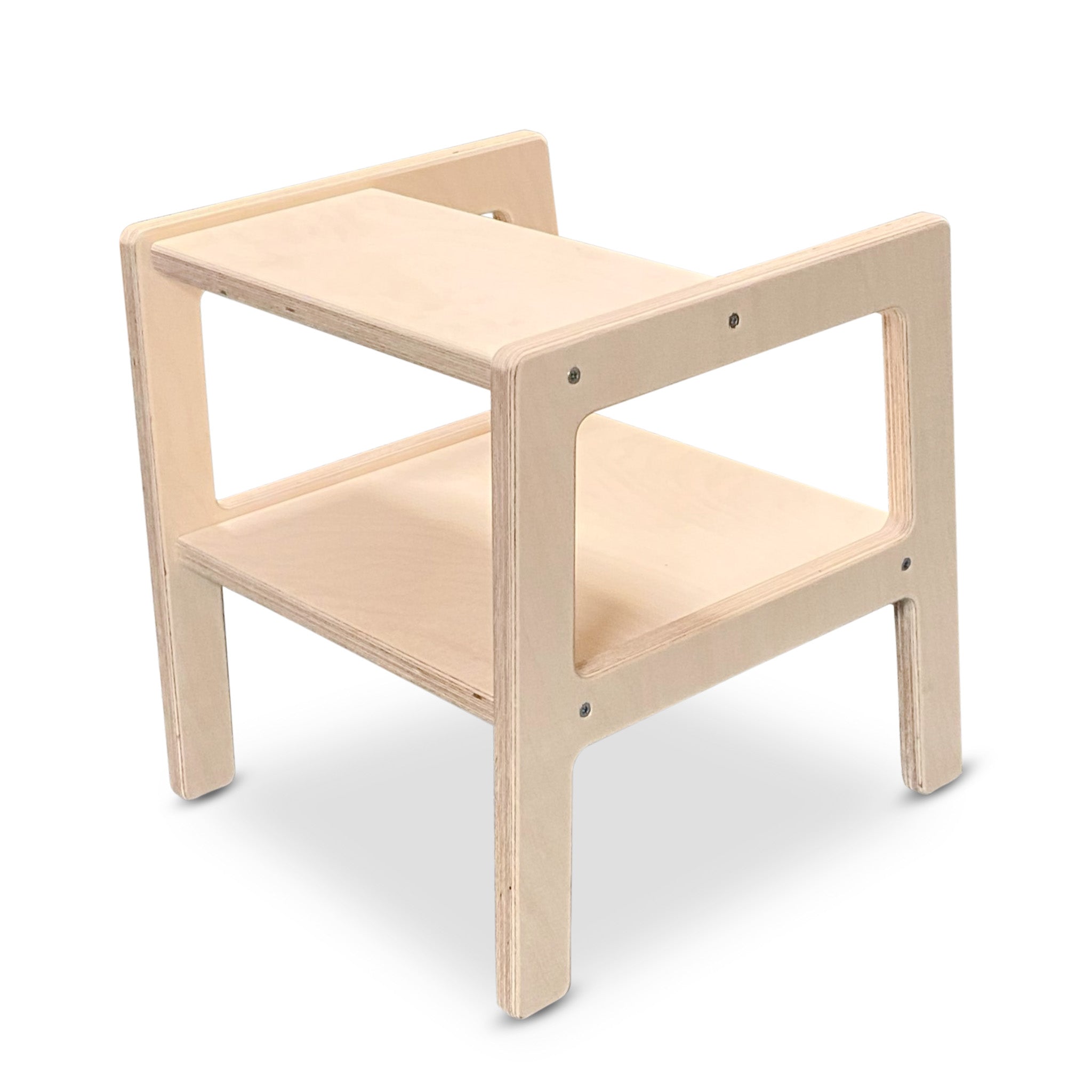 Montessori Lernturm | Holztritt, Hocker - natur Lernturm toddie.de ®