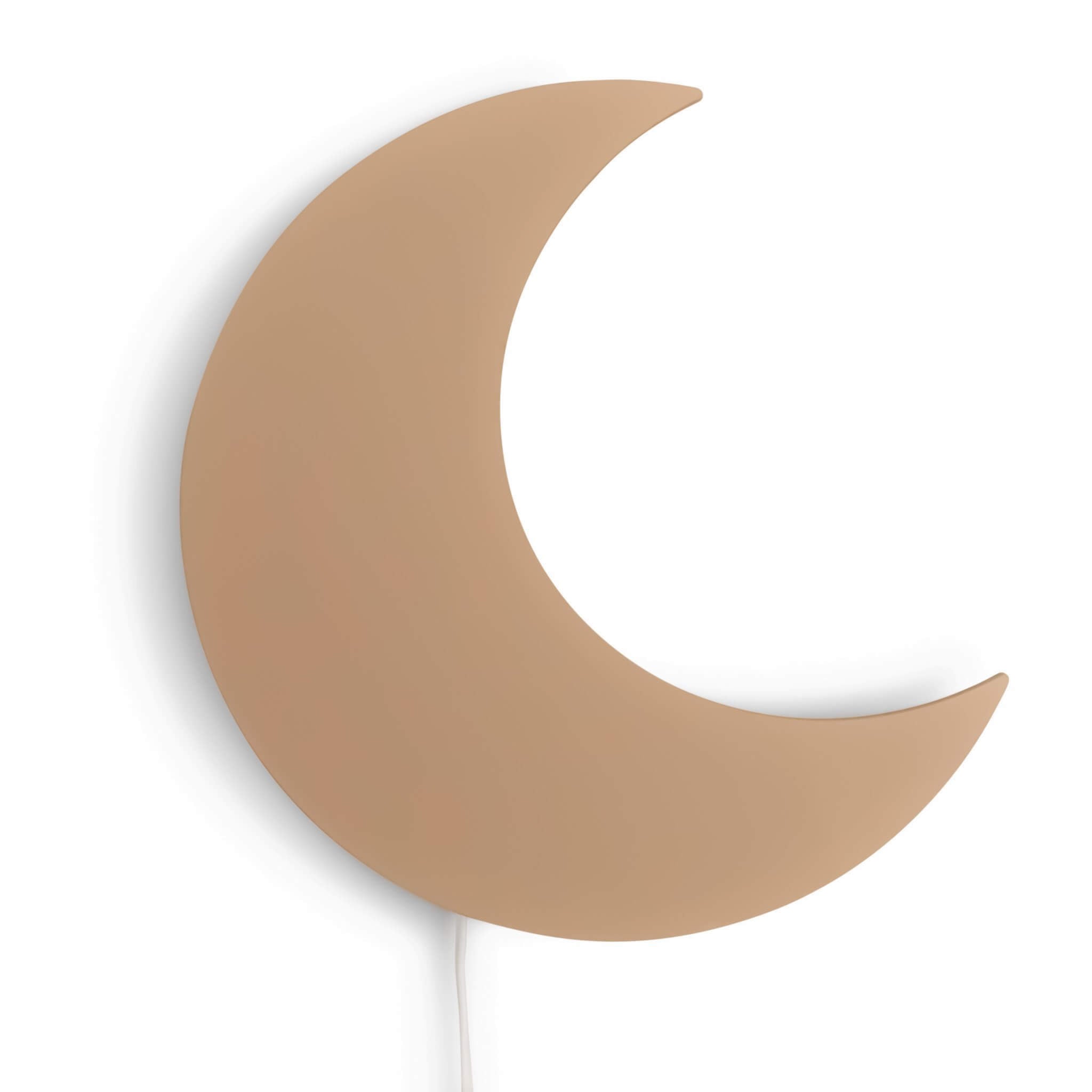 Hölzerne Wandleuchte Kinderzimmer | Mond - spiced honey Wandleuchte toddie.de