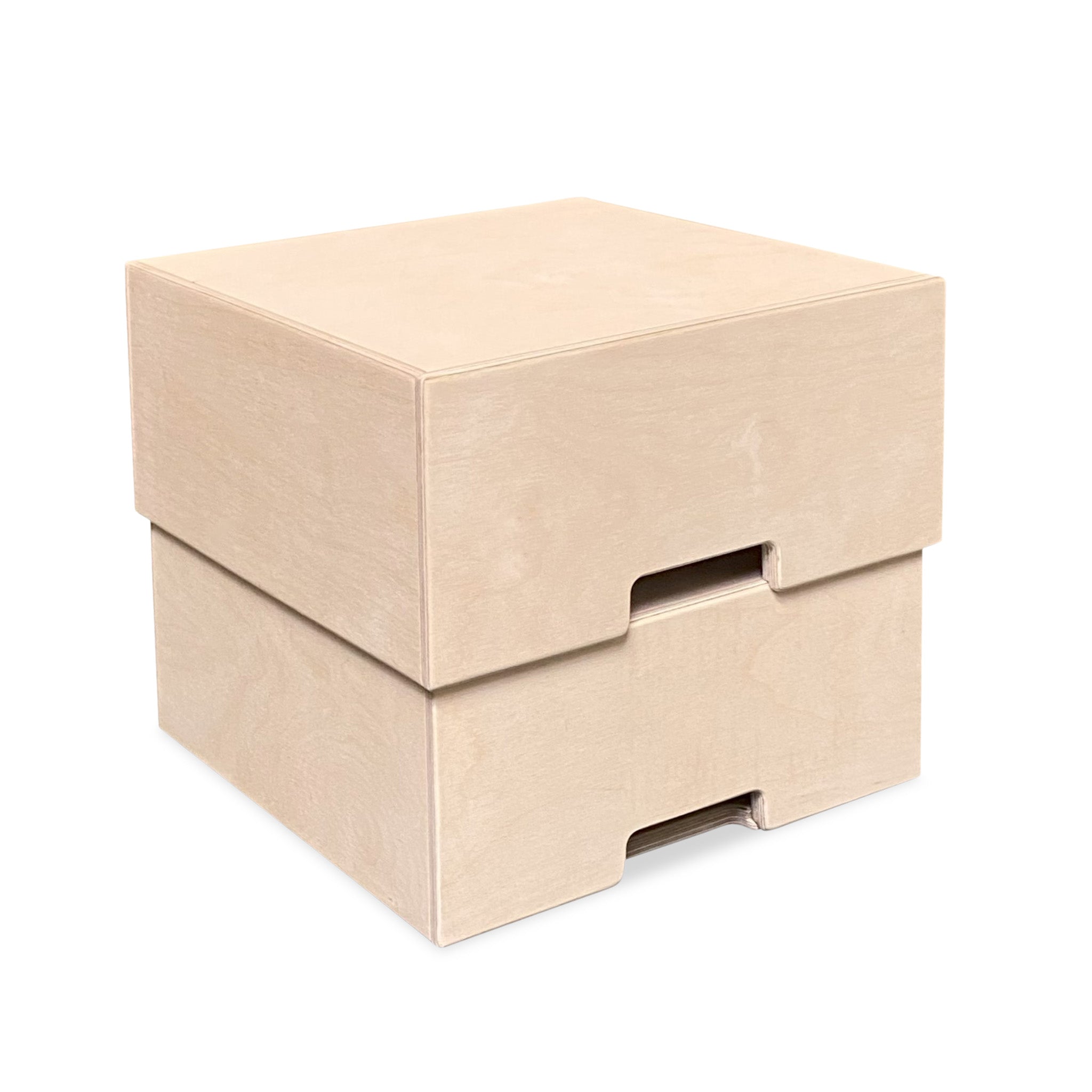 Montessori Aufbewahrungskisten Kinderzimmer | Stapelbare Holzkisten als Tritthilfe - natur Aufbewahrung toddie.de ®