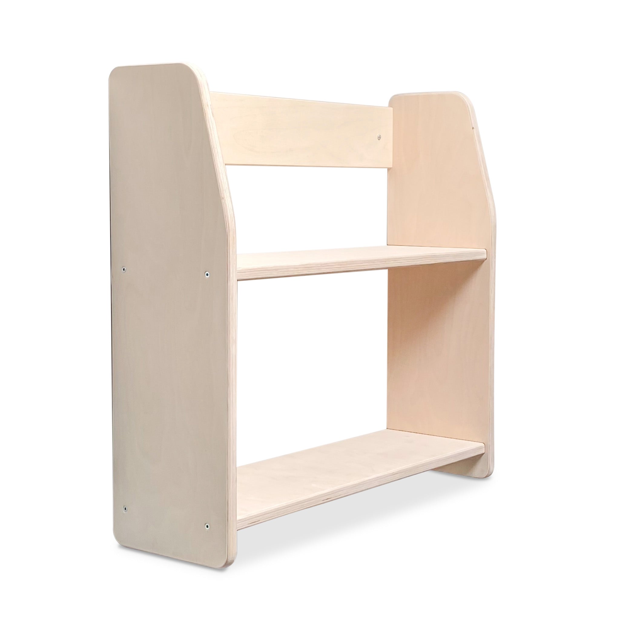 Montessori Bücher Wandregal Kinderzimmer | 2 Regale - natur Offene Wandregal toddie.de