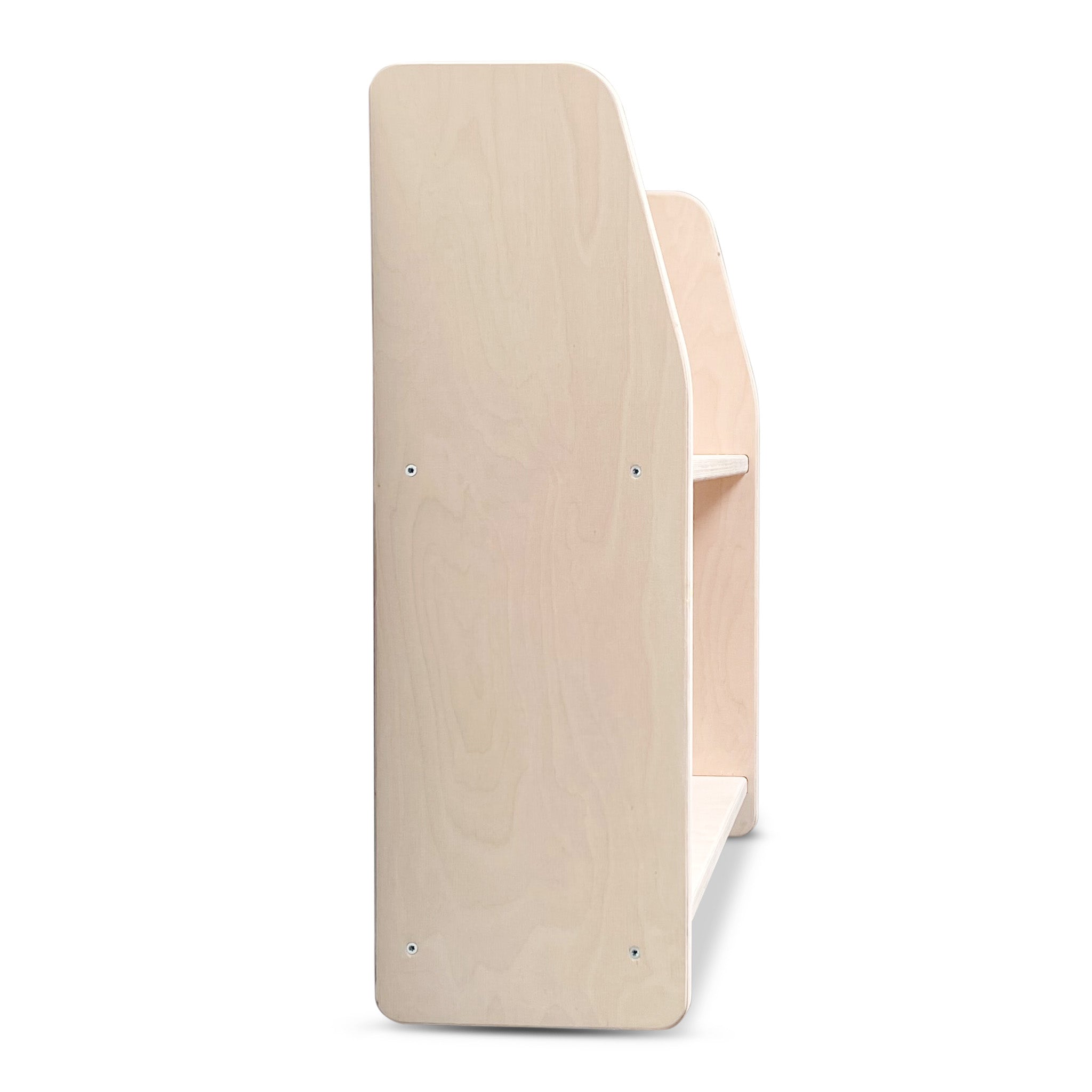 Montessori Bücher Wandregal Kinderzimmer | 2 Regale - natur Offene Wandregal toddie.de