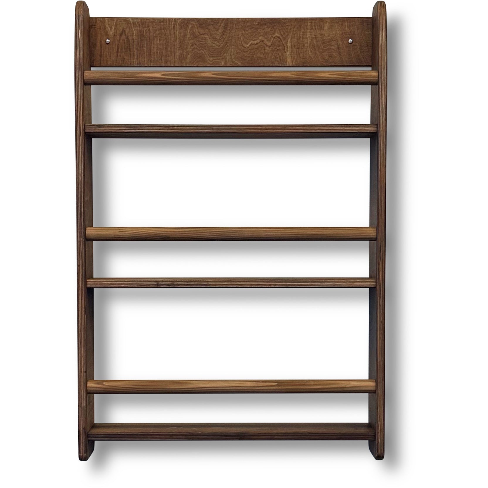 Montessori Bücherregal Kinderzimmer | 3 Regale - Wengé gebeizt Wandregal toddie.de ®