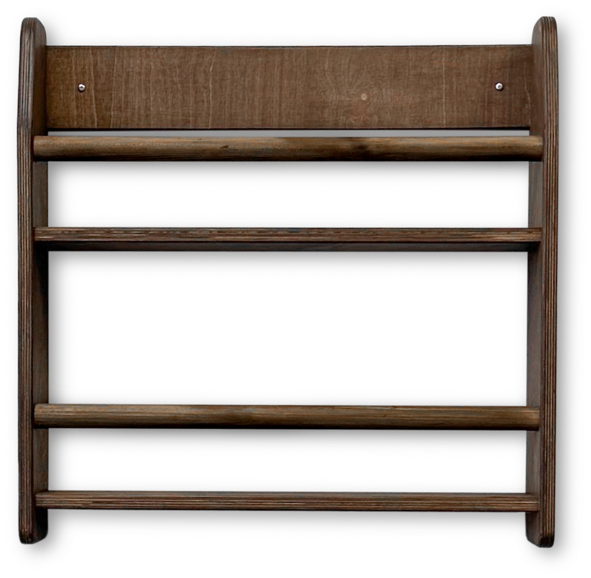 Montessori Bücherregal Kinderzimmer | 2 Regale - wengé Wandregal toddie.de ®