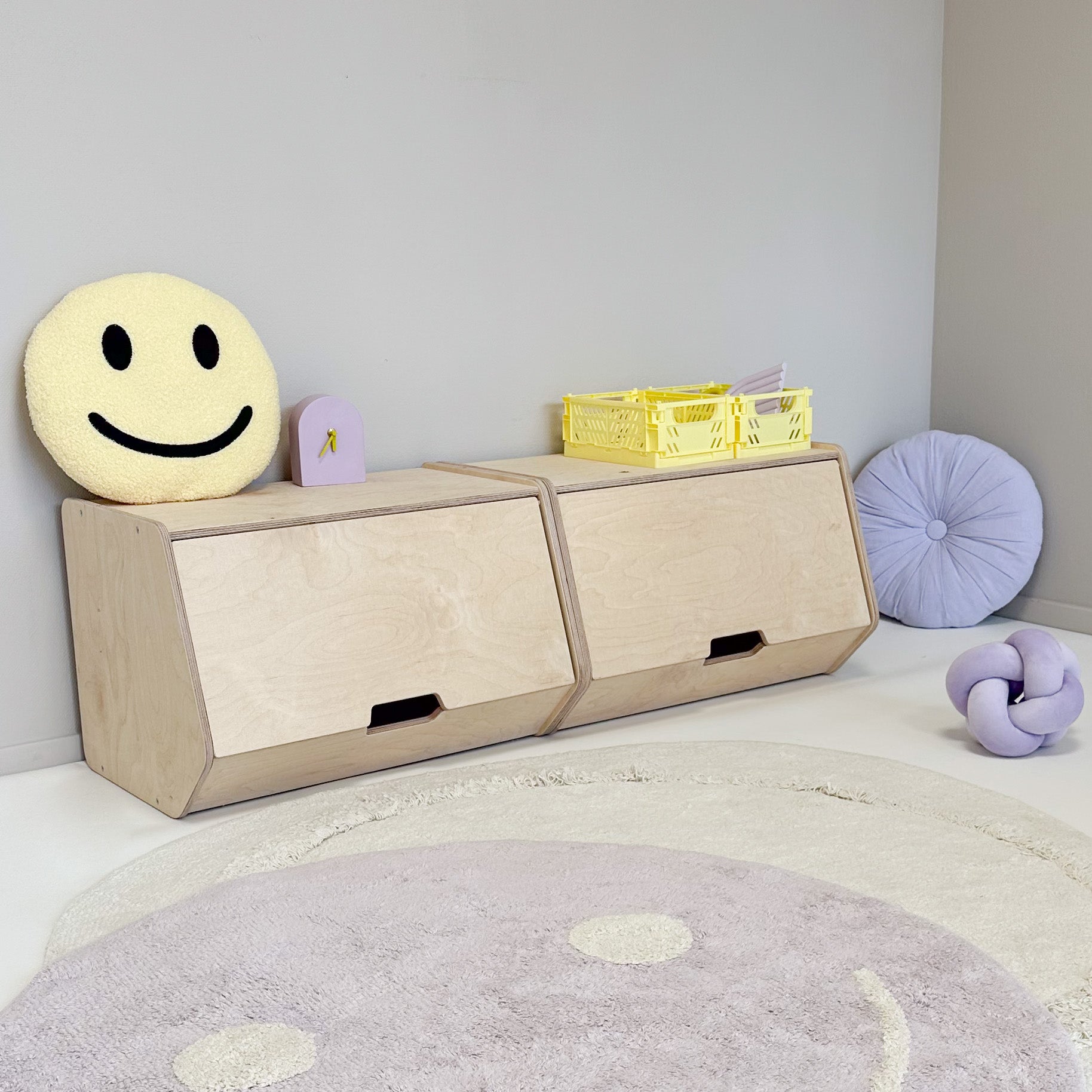 Stowie Stapelbare Aufbewahrungskisten Kinderzimmer - natur toddie.de ®