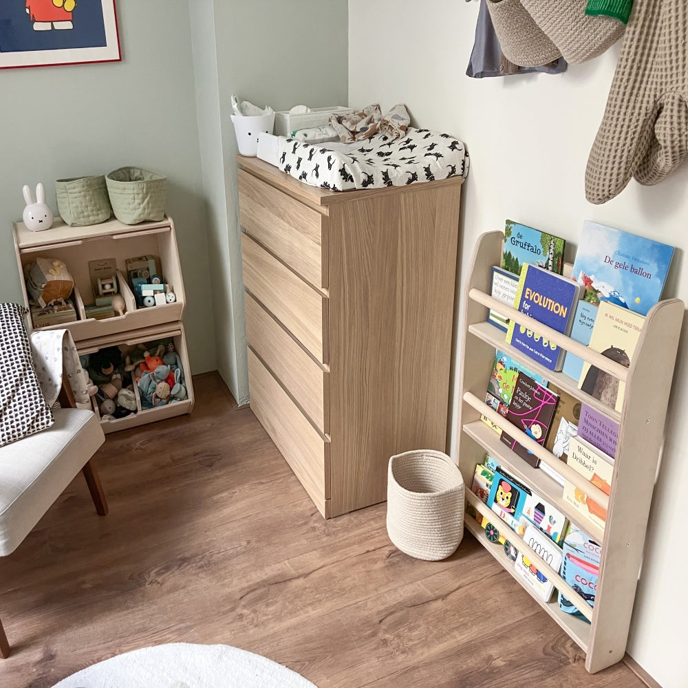 Stowie Stapelbare Aufbewahrungskisten Kinderzimmer - natur toddie.de ®