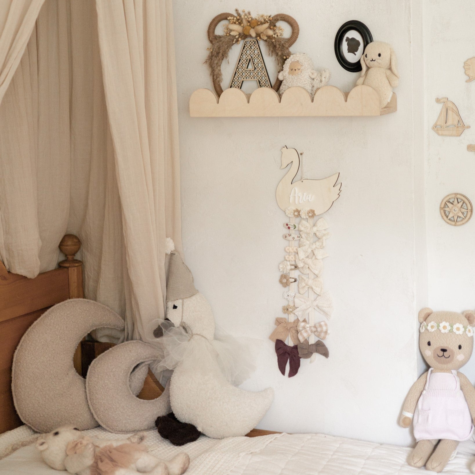 Bubble Montessori Bücherregal Kinderzimmer | 1 Regal - natur Bücherregal toddie.de ®