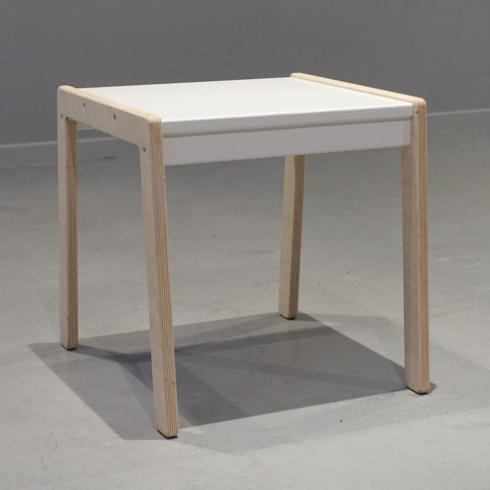 Hölzerne Kindertisch 1-4 Jahre - weiß Kindertisch toddie.de