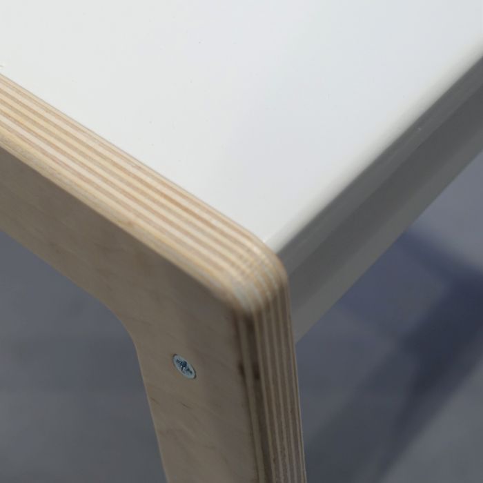 Holz Kindermöbelset 1-4 Jahre | Tisch + 2 Stühle - weiß Möbelset toddie.de