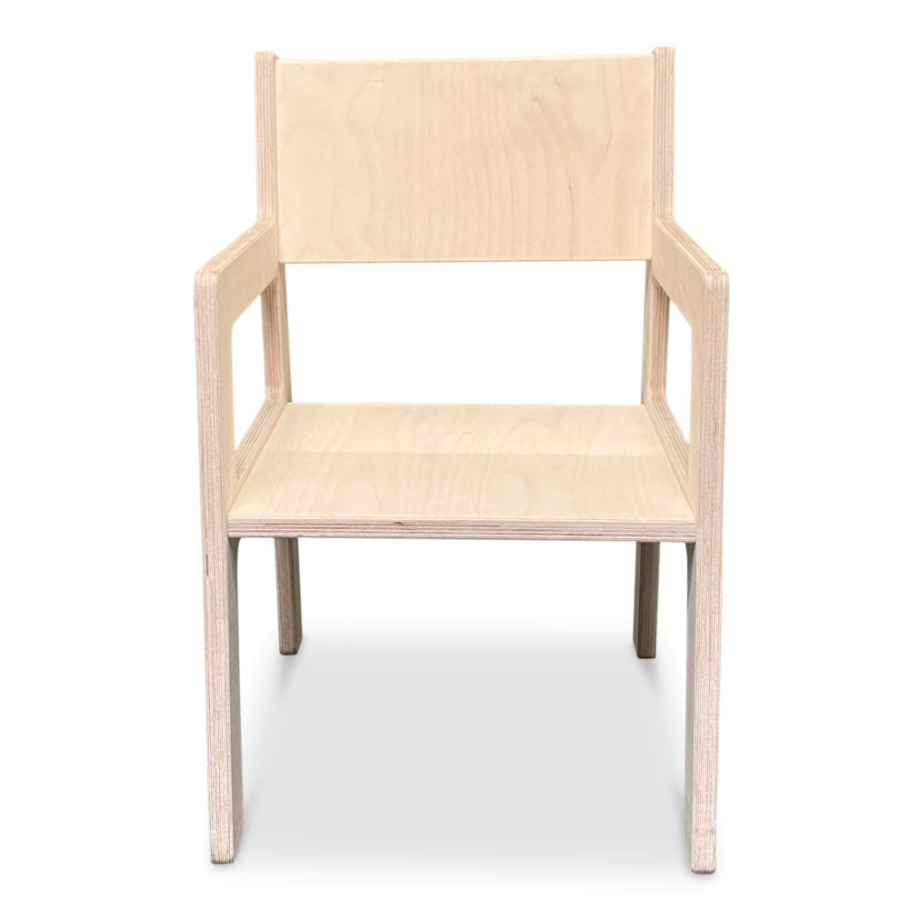 Hölzerne Kinderstuhl 4-7-jahre | Vorschulstuhl - natur Kinderstuhl toddie.de