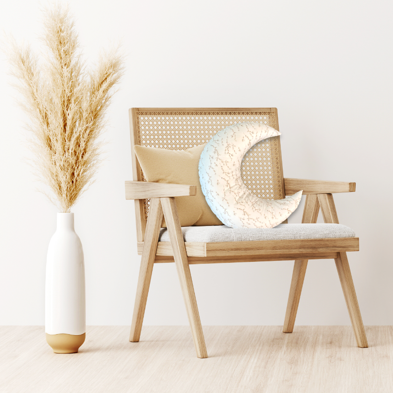 Dekokissen Kinderzimmer | Mond - Weidenkätzchen Kissen toddie.de