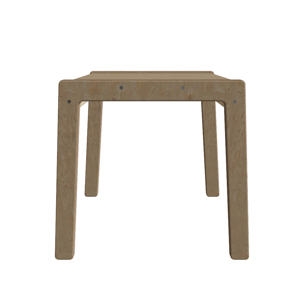 Hölzerne Kindertisch 1-4 Jahre - natur Kindertisch toddie.de