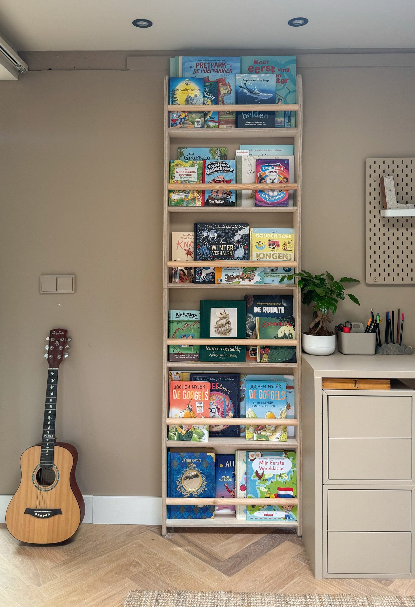 Montessori Bücherregal Kinderzimmer | 6 Regale - natur  toddie.de ®   