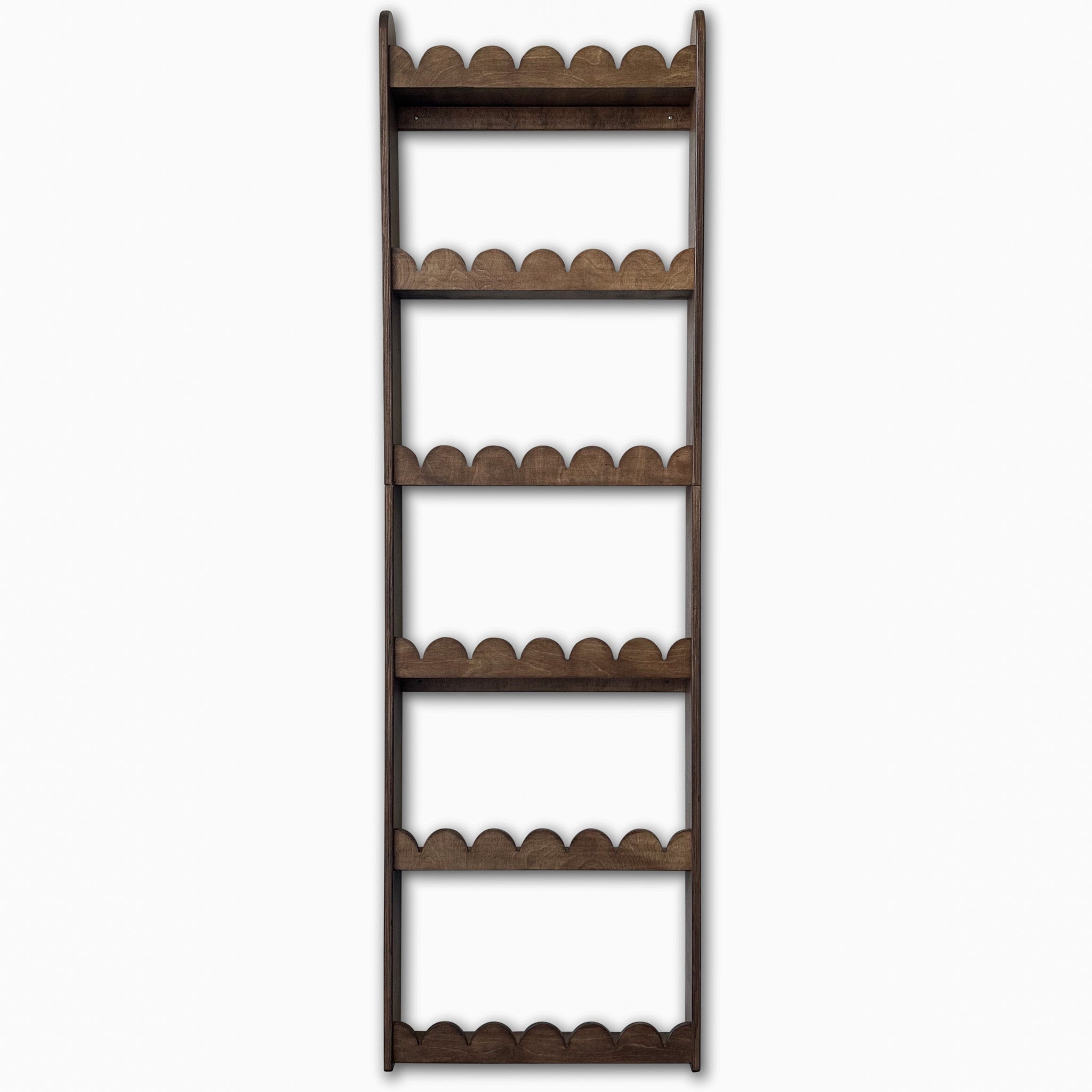 Bubble Montessori Bücherregal Kinderzimmer | 6 Regale - wenge gebeizt Wandregal toddie.de ®