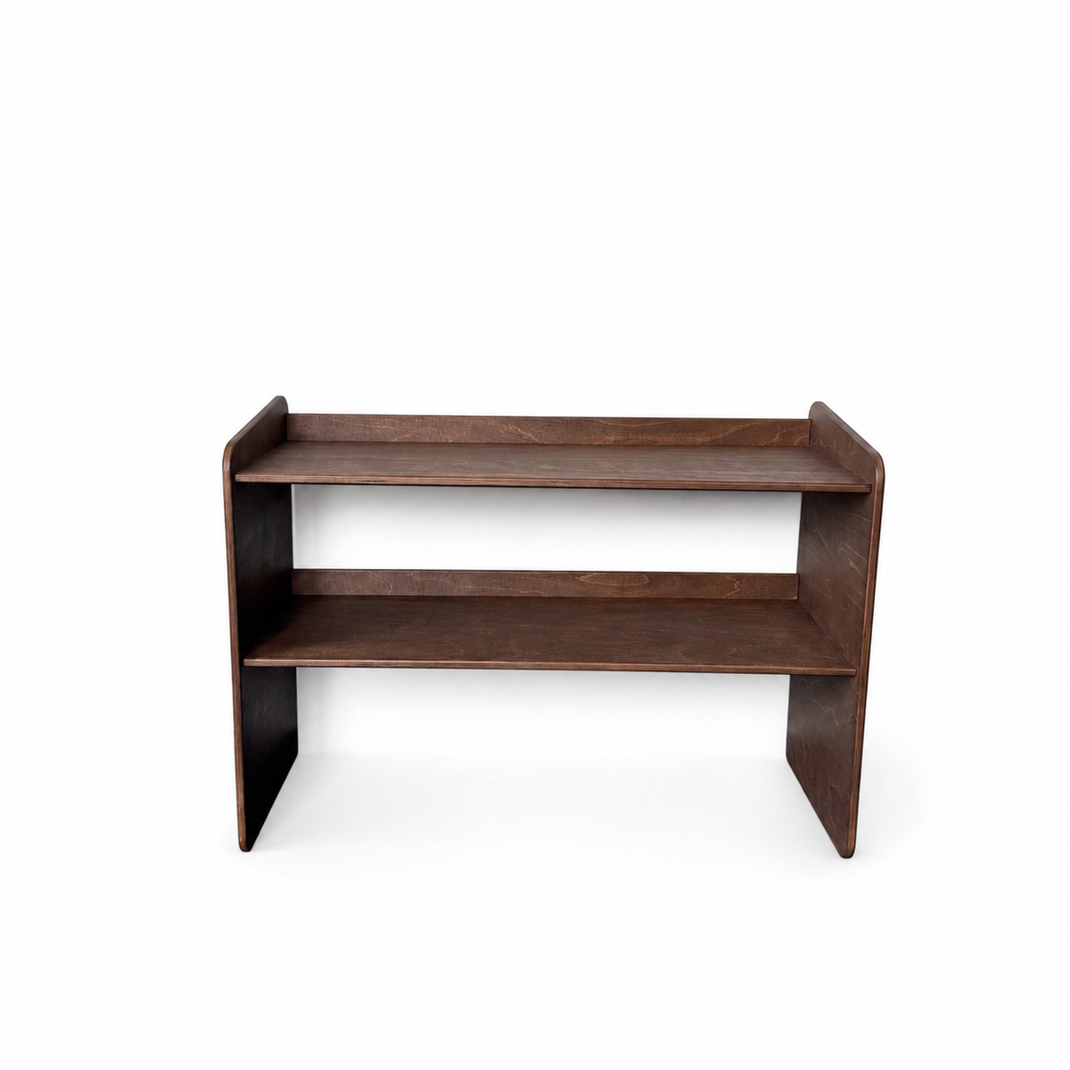 Jollie montessori open speelgoedkast | 2 planken - Wengé - toddie.nl ®