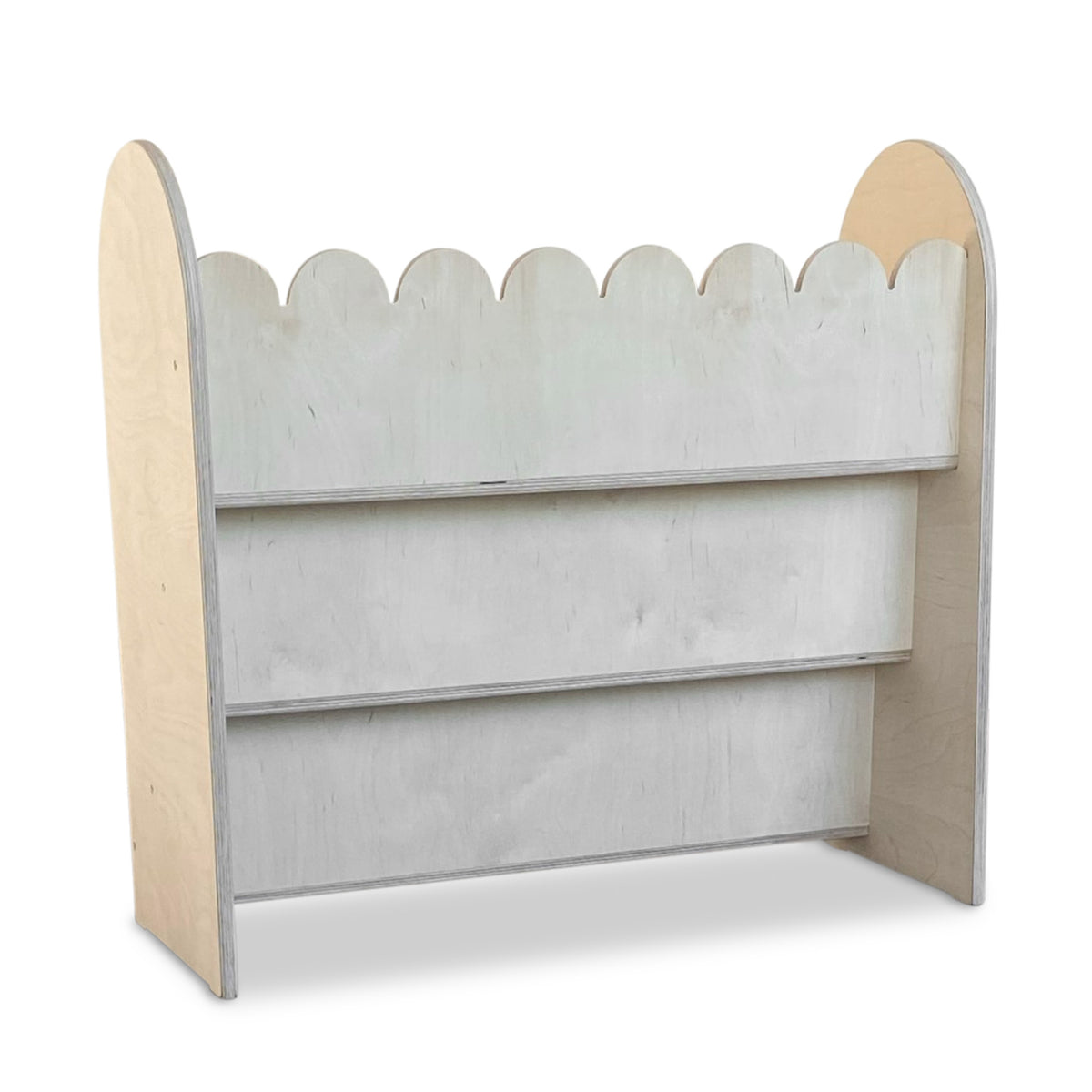 Bubble Montessori boekenkast kinderkamer | 3 treden - blank - toddie.nl ®