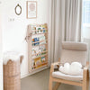 Montessori Bücherregal Kinderzimmer | 4 Regale - natur Wandregal toddie.de