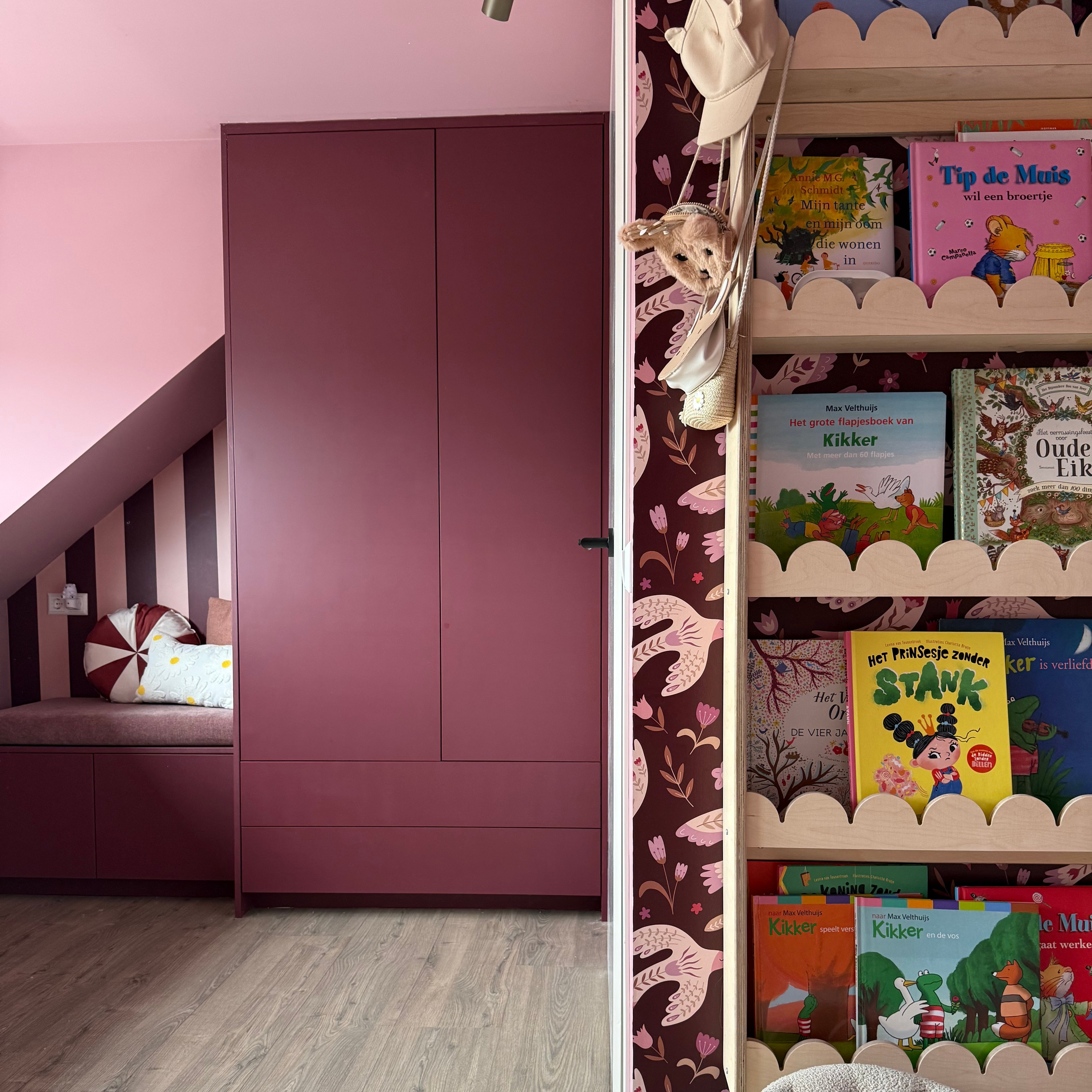 Bubble Montessori Bücherregal Kinderzimmer | 5 Regale | natur toddie.de ®