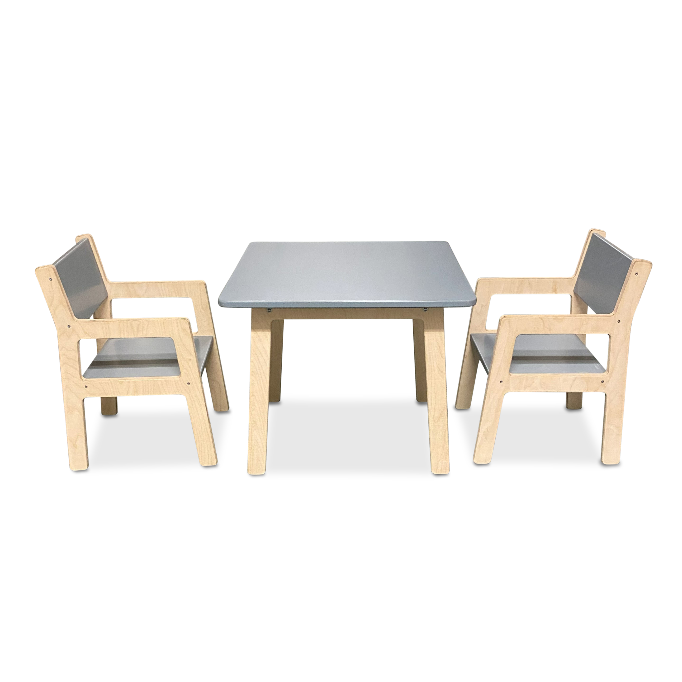 Holz Kindermöbelset 4-7 Jahre | Tisch + 2 Stühle - denim drift Möbelset toddie.de   