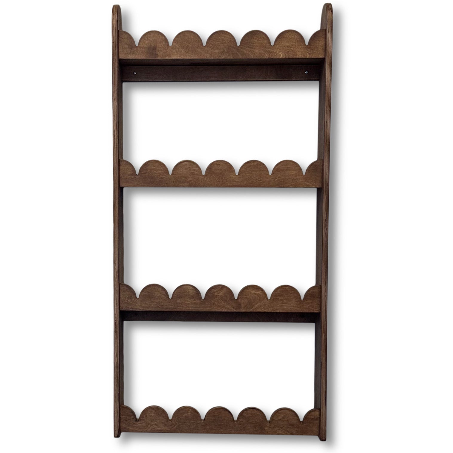 Bubble Montessori Bücherregal Kinderzimmer | 4 Regale - Wenge gebeizt Bücher Wandregal toddie.de ®