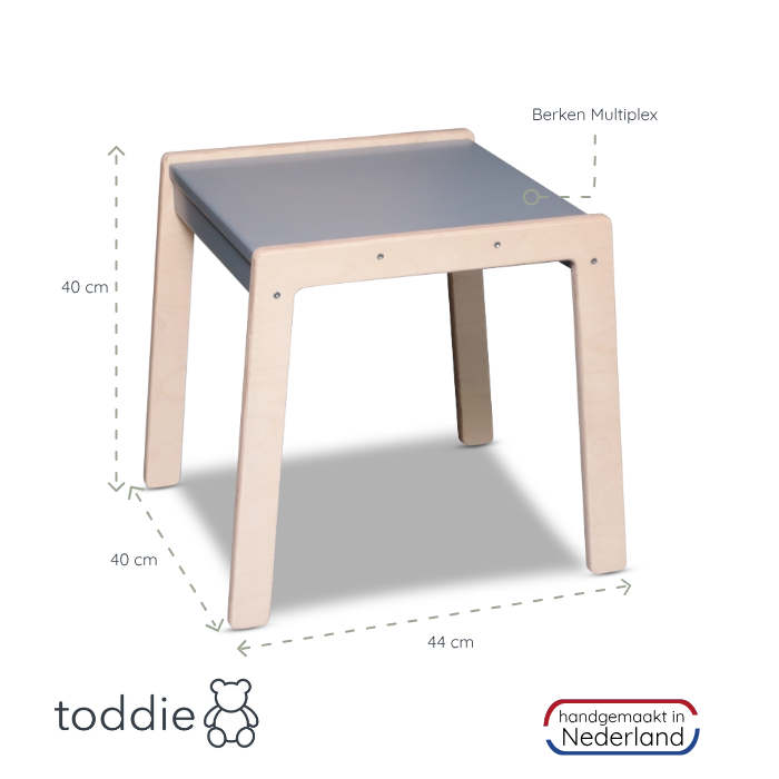 Hölzerne Kindertisch 1-4 Jahre - denim drift Kindertisch toddie.de