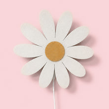 Wandlampe aus Filz fürs Kinderzimmer | Gänseblümchen – Weiß